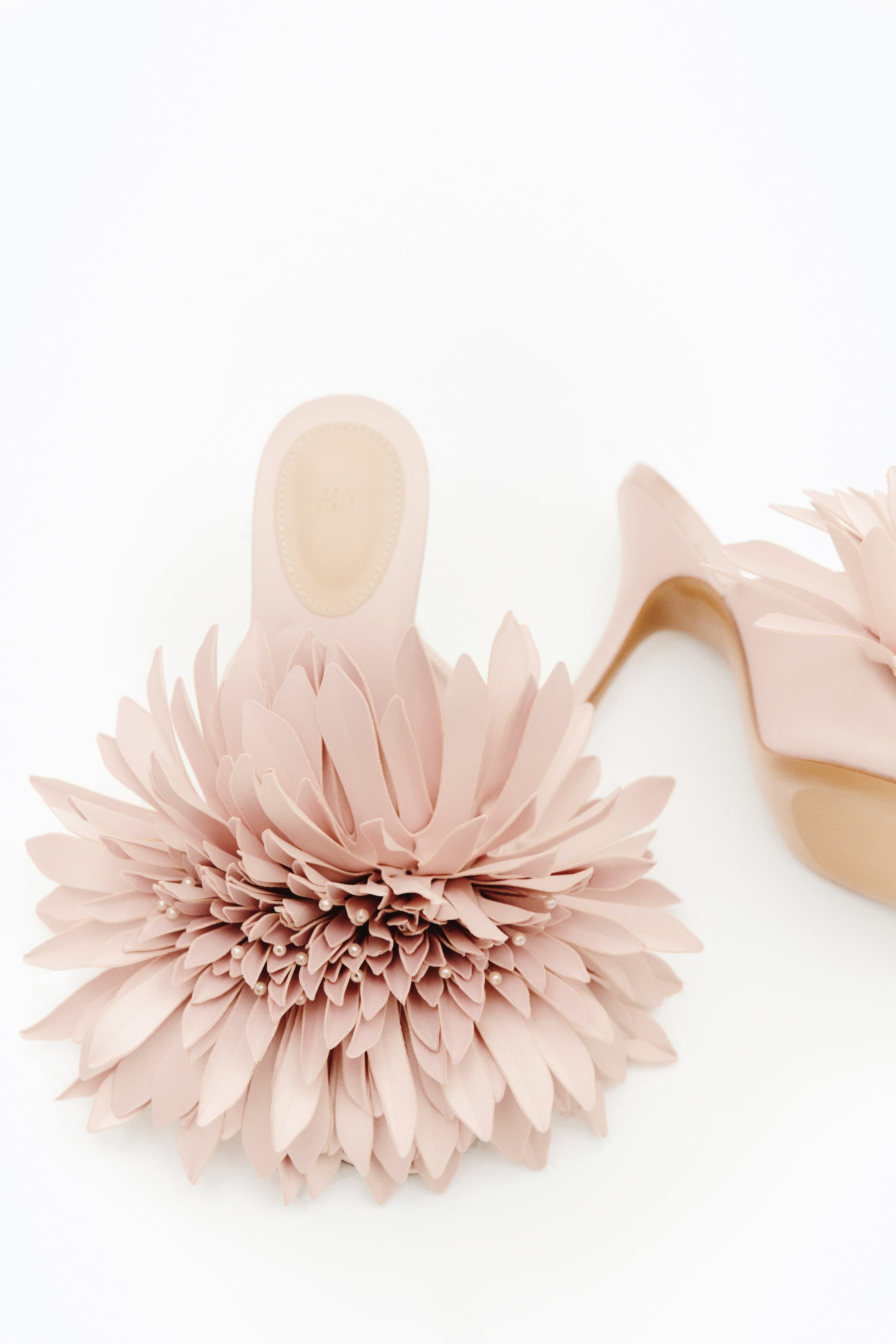 Flower-Detail Heeled Sandals