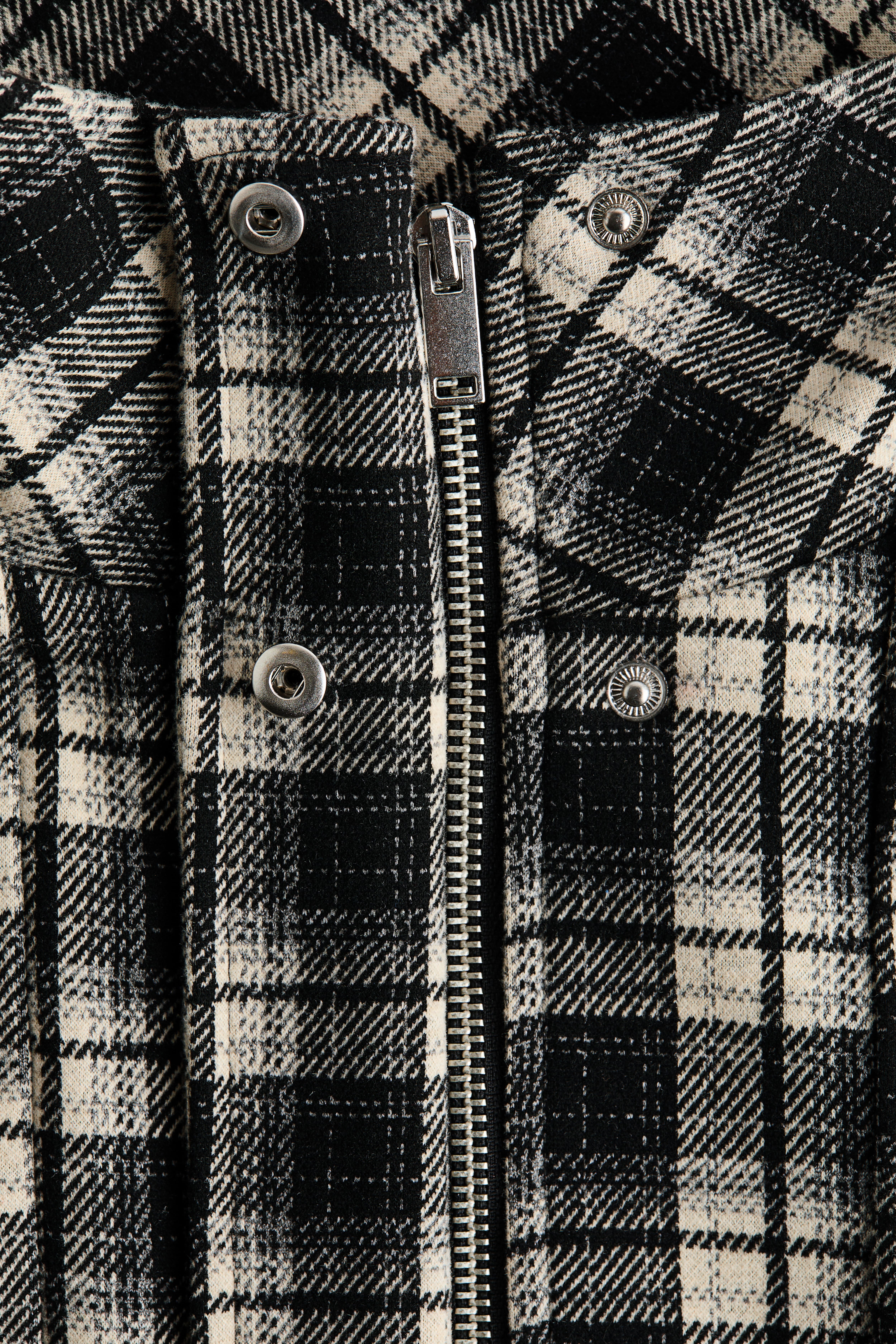Oversized Funnel-Collar Jacket