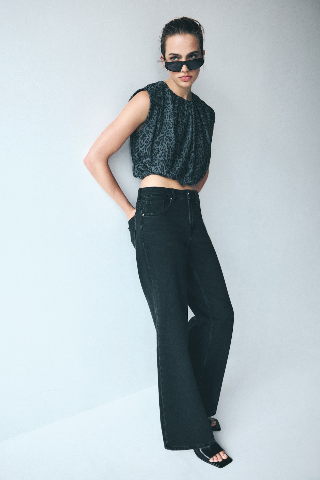 Draped Mesh Top - image 5
