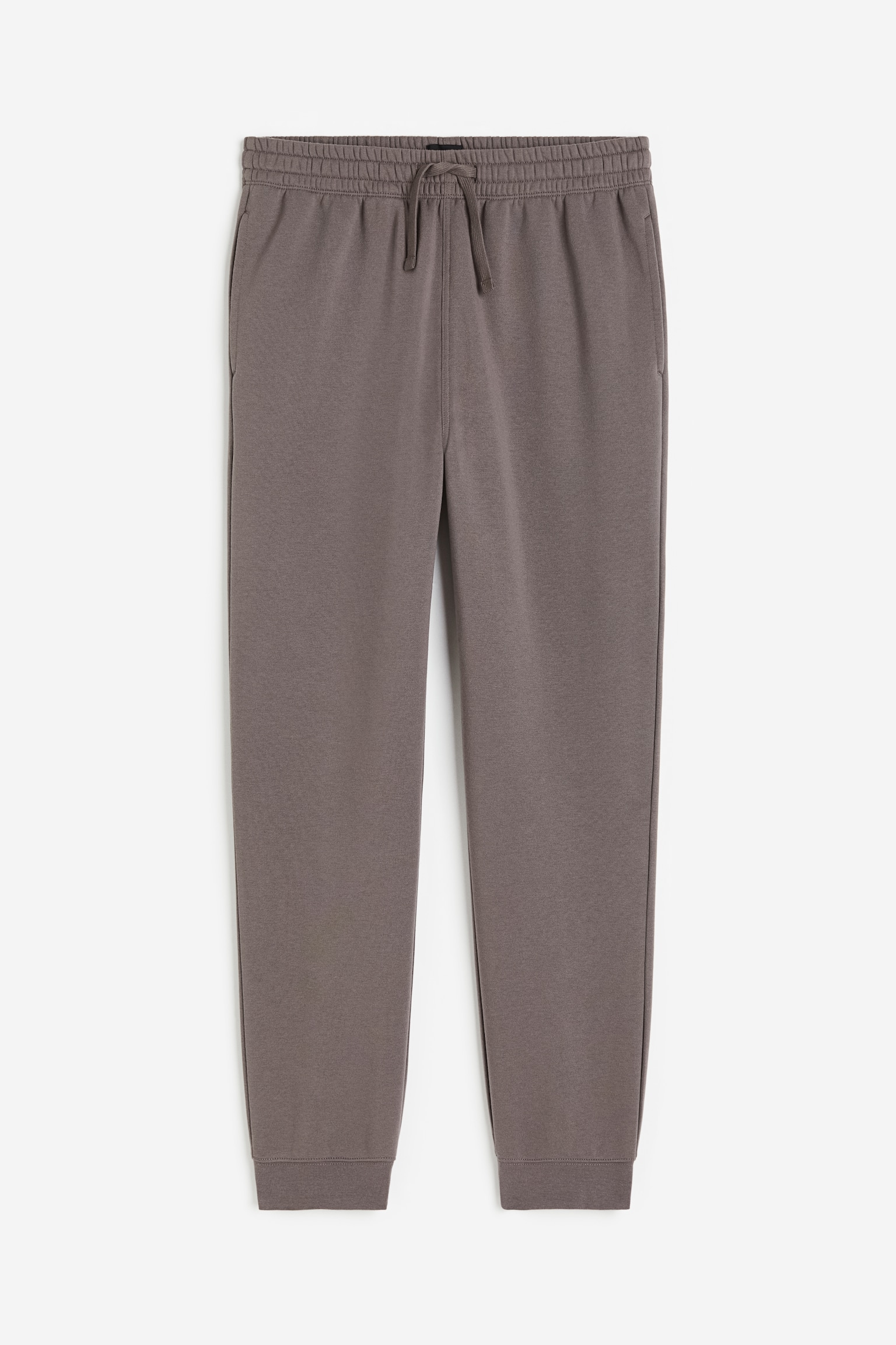 Regular Fit Sweatpants - Regular waist - Long - Dark taupe - Men | H&M US