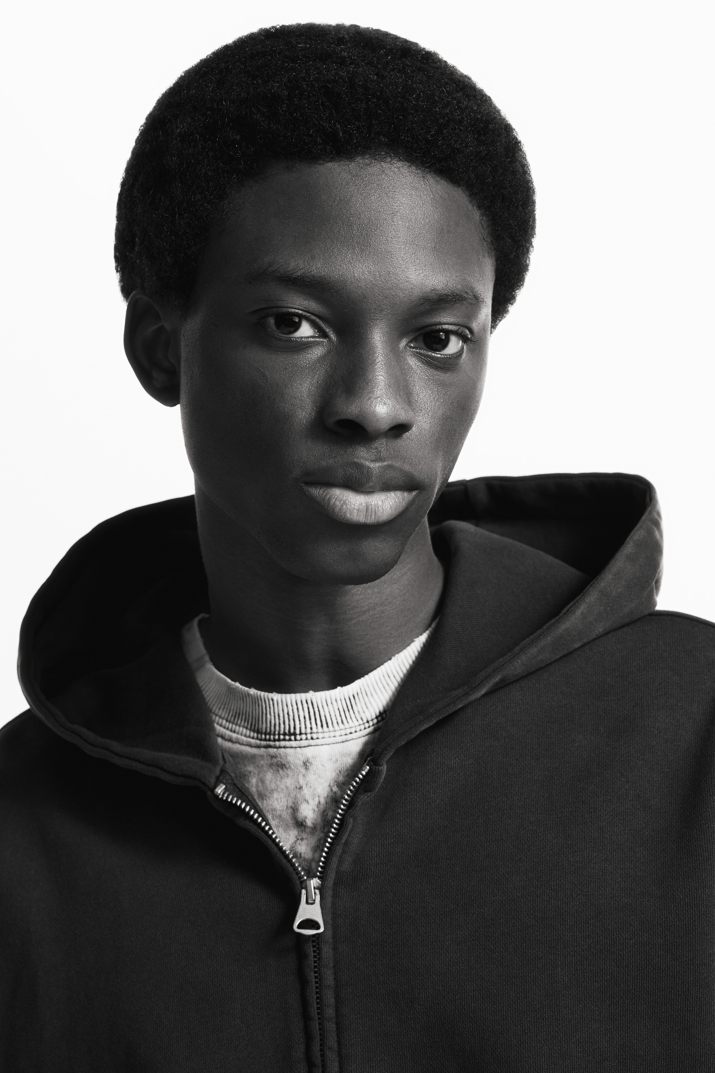 Oversized Fit Zip-through hoodie