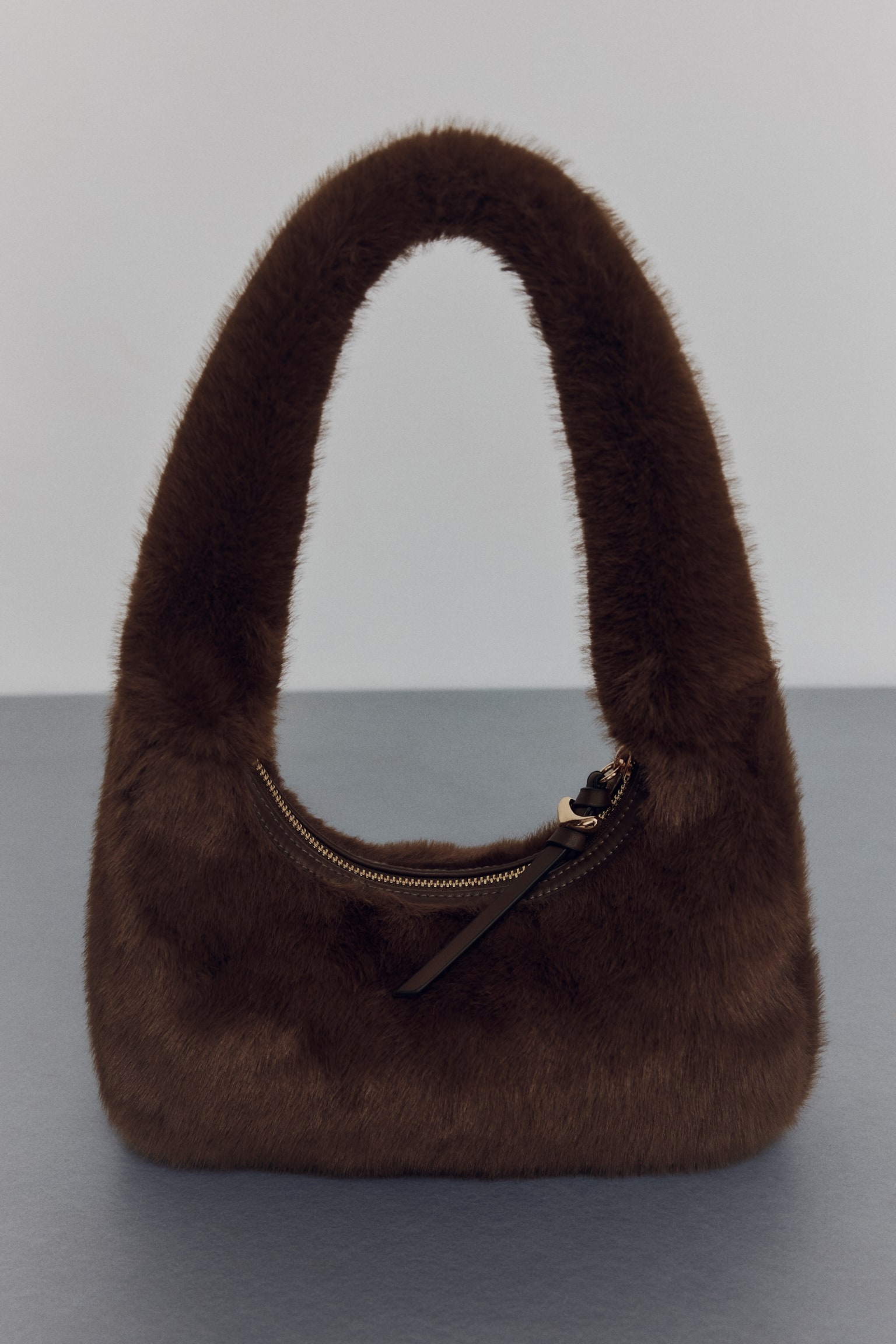 Kabelka na plece - Tmavohnedá/Tmavočervená/Hnedá - 2