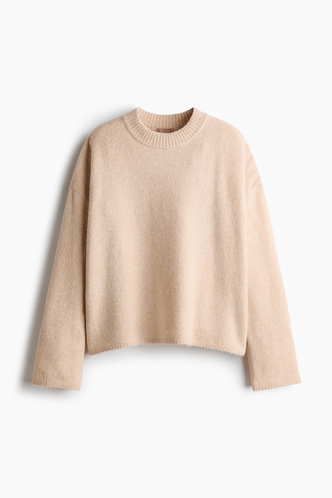 Sweater - Light beige/Gray melange/Light beige melange - 1