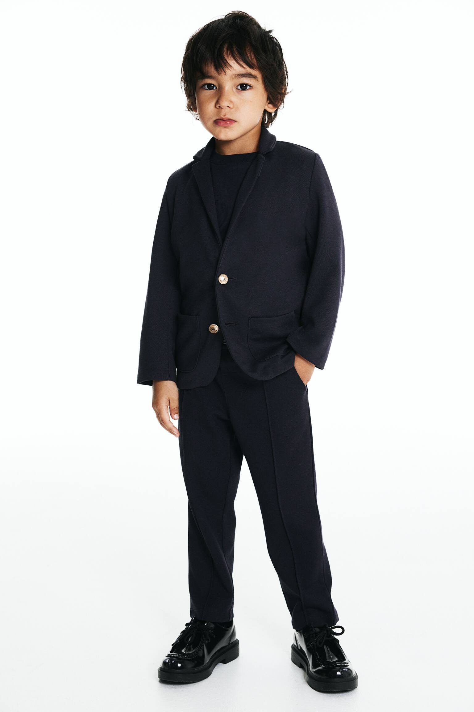 Jersey blazer - Dark blue - 5