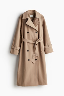 ダブルブレストトレンチコート - ベージュ - レディース | H&M JP 