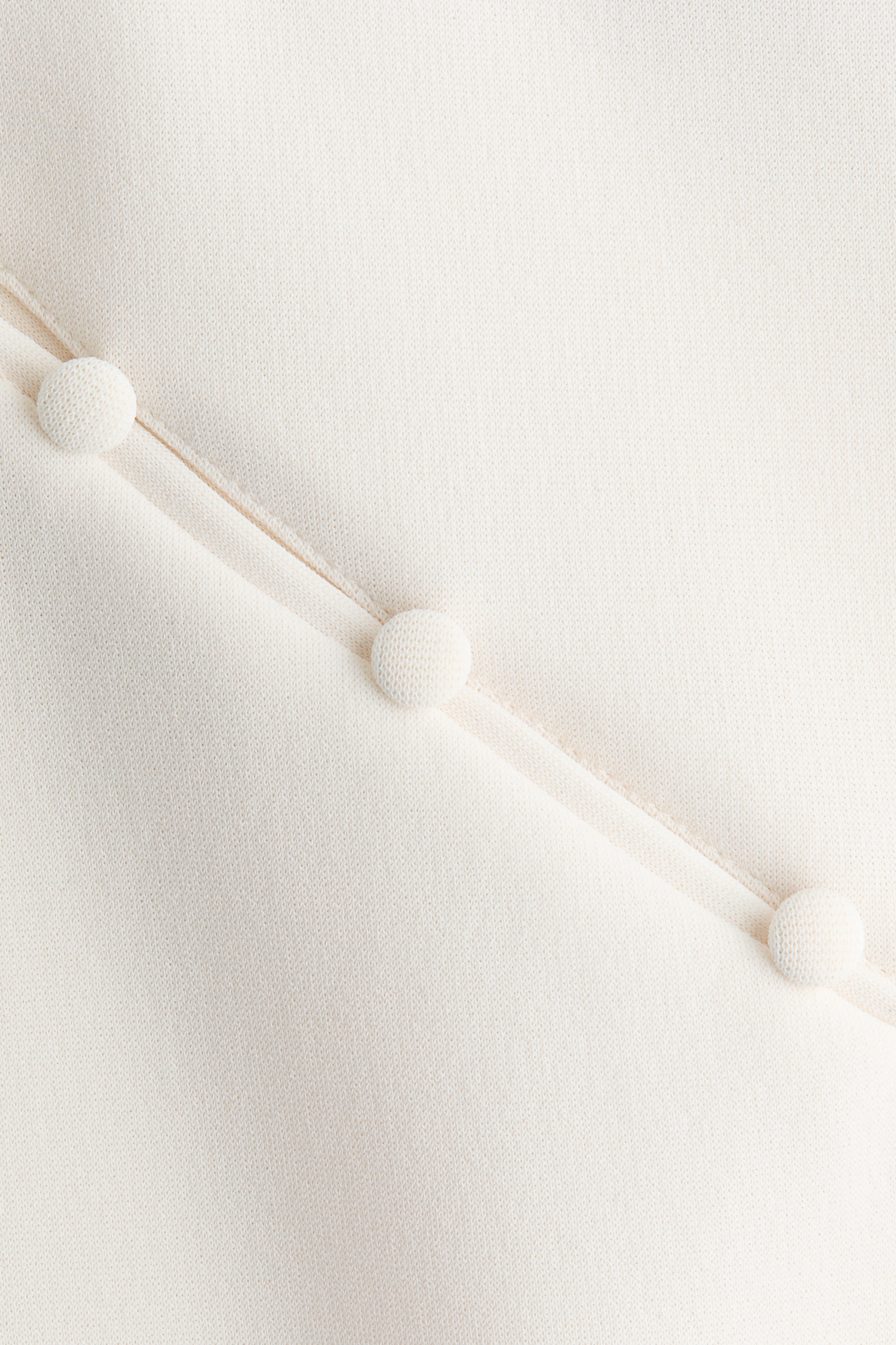 Cap-Sleeved Top with Button Detail