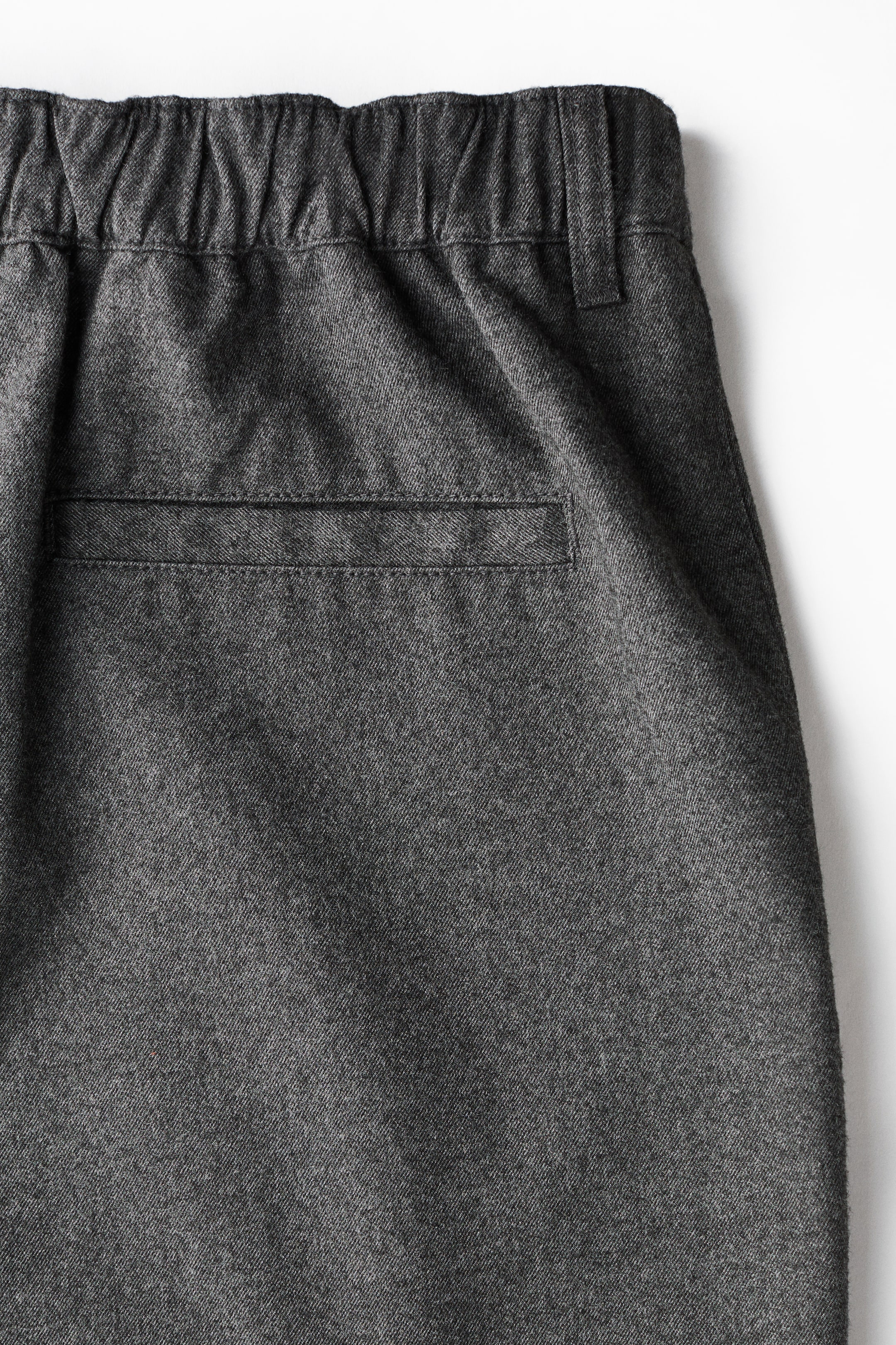 이미지 확대 보기: 와이드 테일러드 팬츠 루즈핏 - 다크 그레이 - Men | H&M KR 6