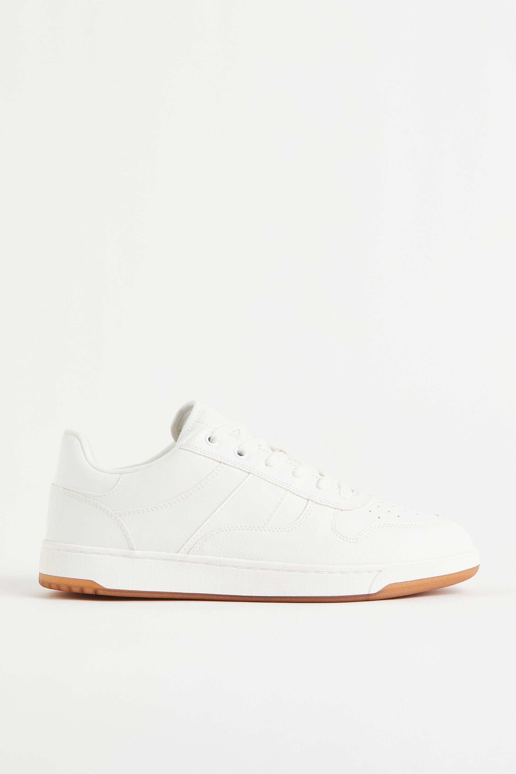 View larger image: Imitation leather trainers - White - Men | H&M 1