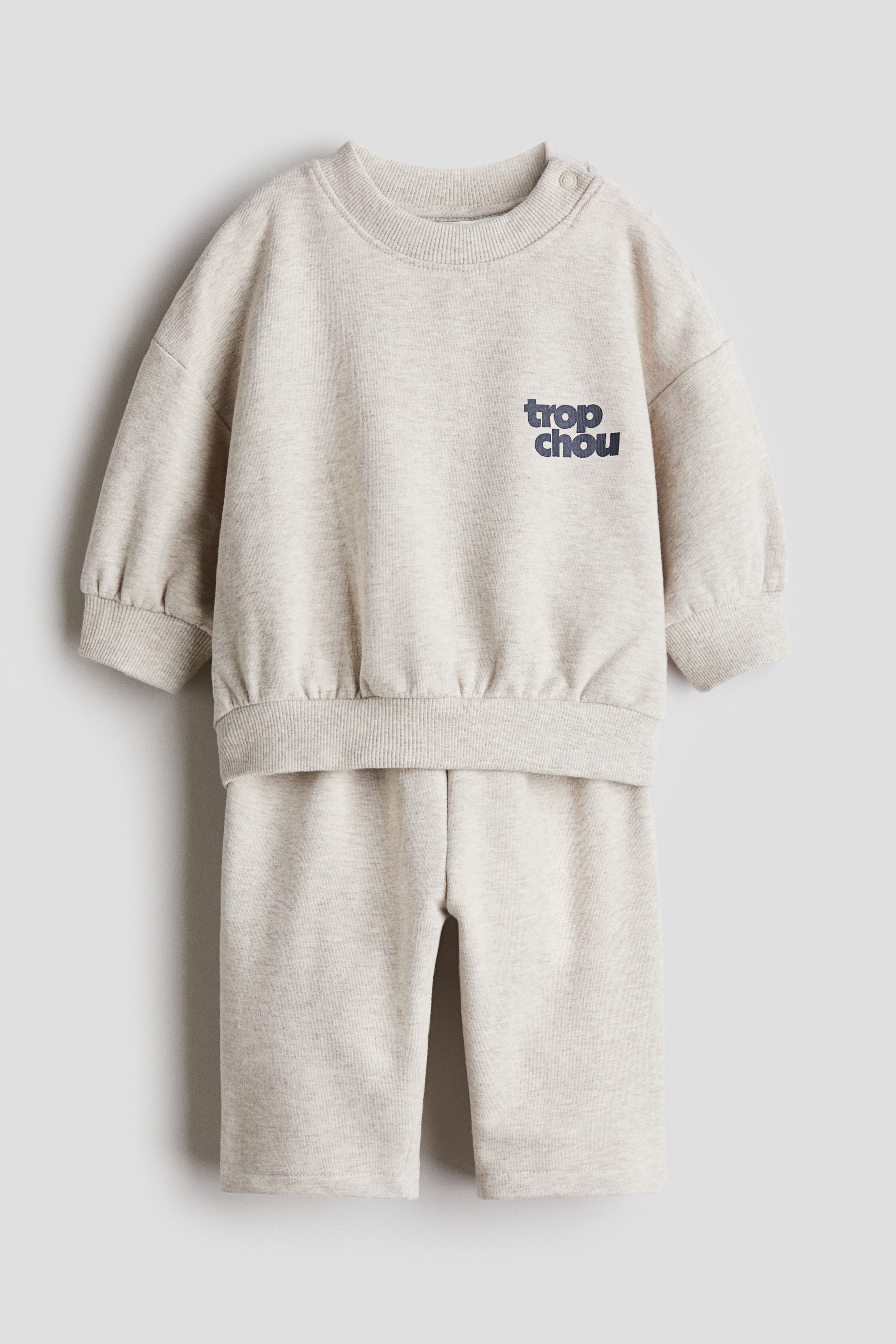 2-Piece Cotton Sweatsuit