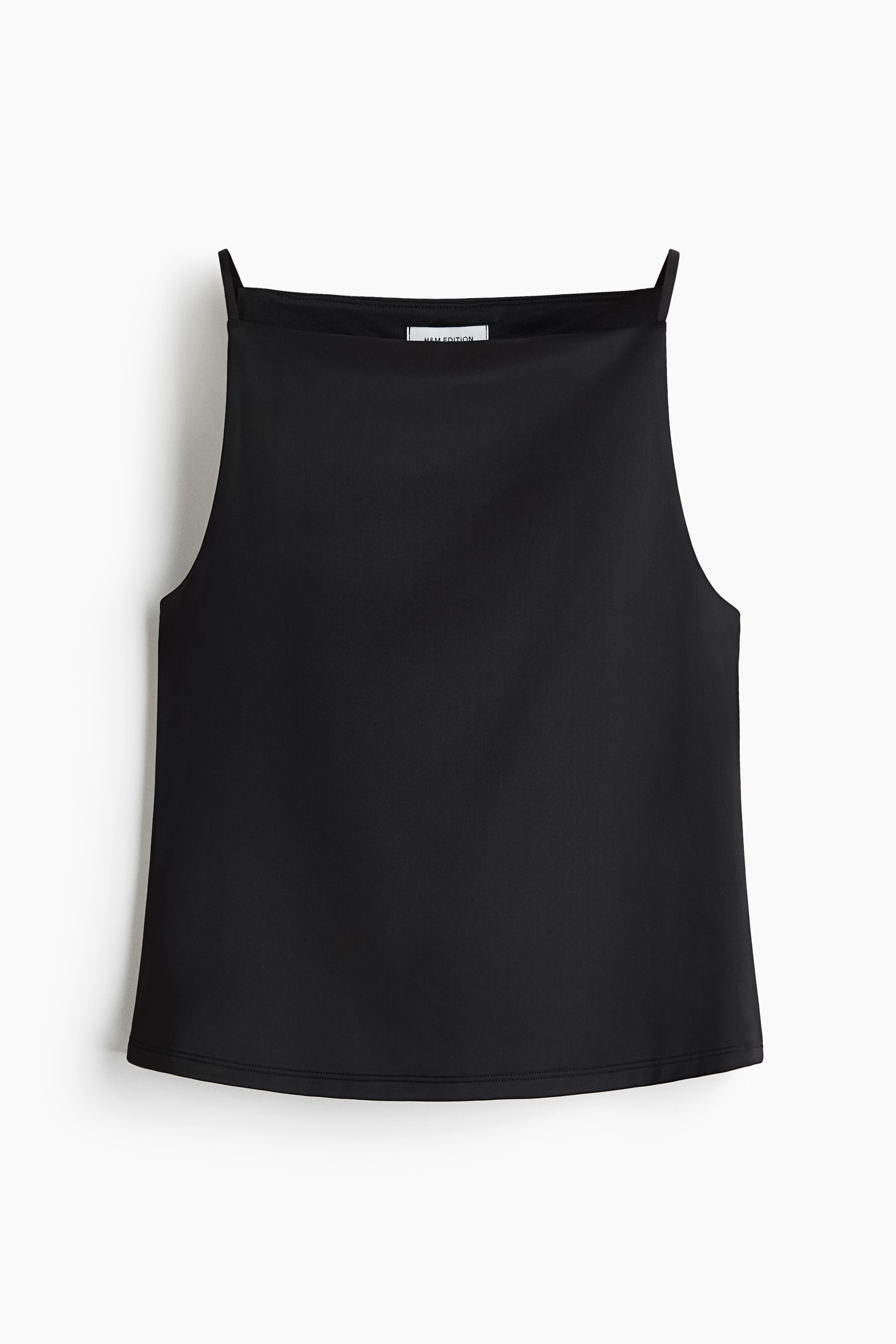 Trägertop aus Jersey - Black