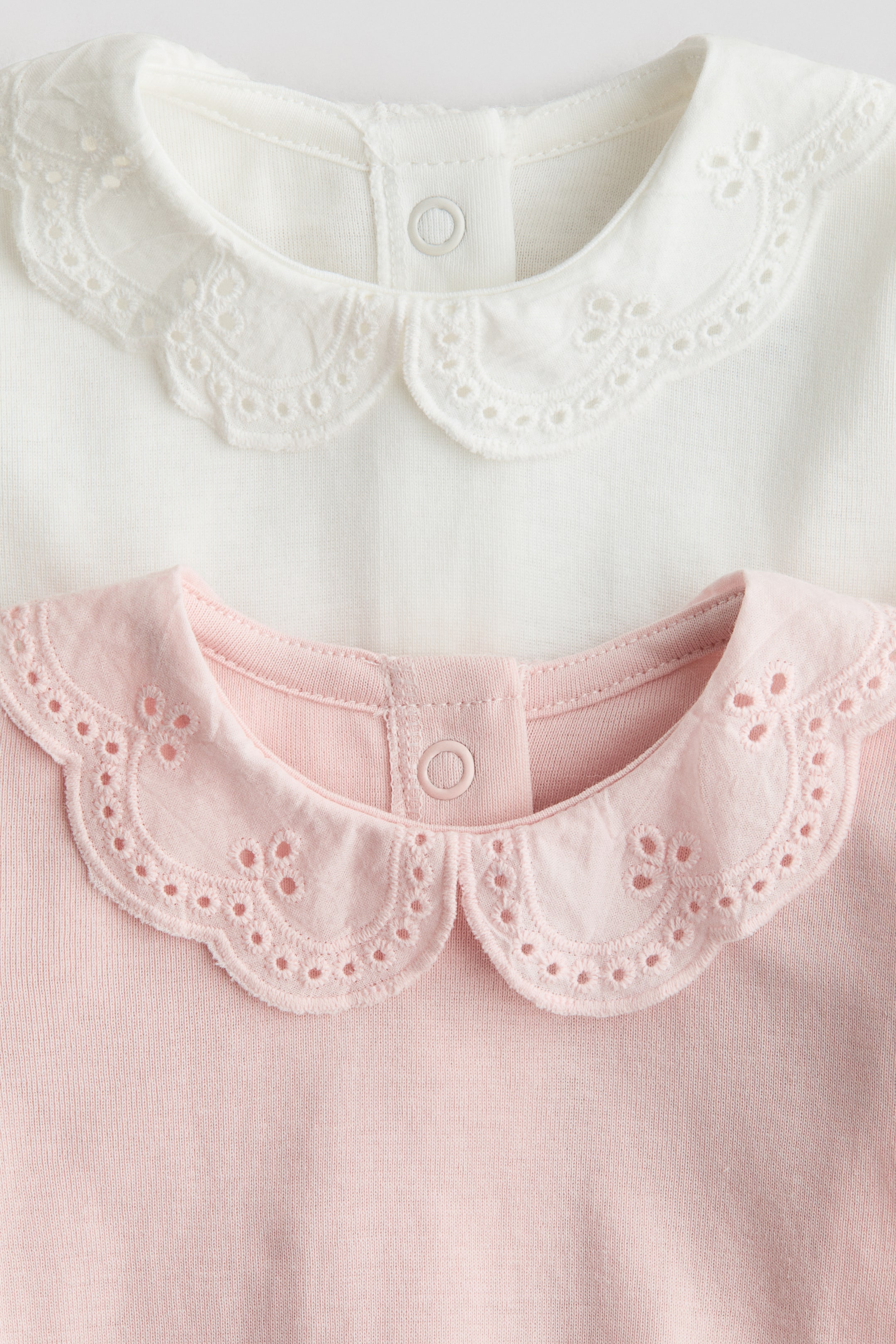 2-Pack Embroidered-Detail Bodysuits