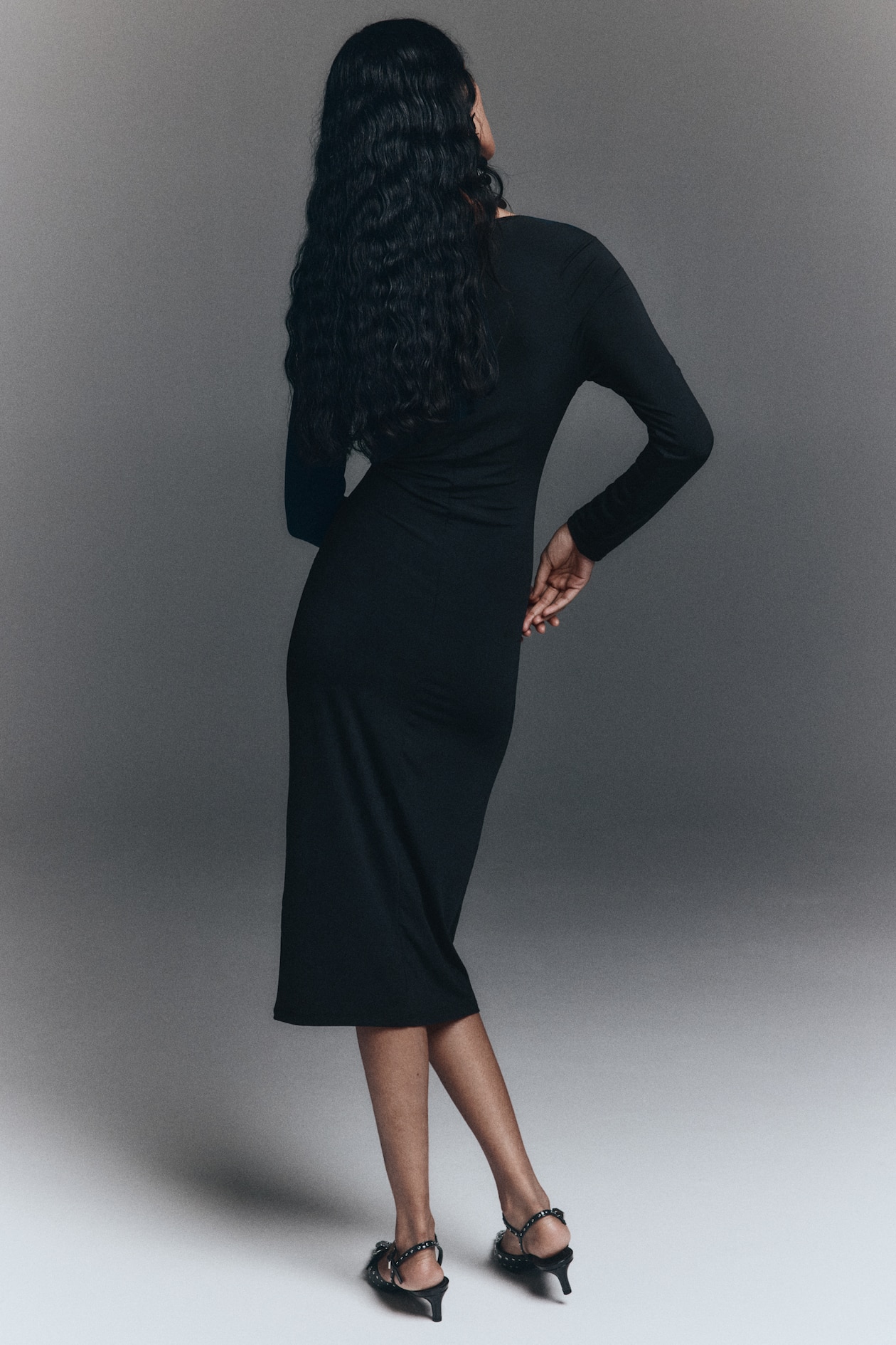 Draped Jersey Dress - image 2