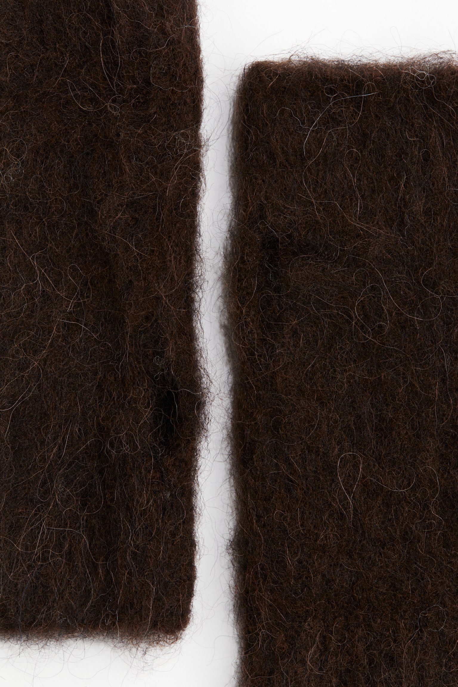 Alpaca-blend wrist warmers - Dark brown/Black/Beige/Dark grey/Light grey/Grey marl - 2