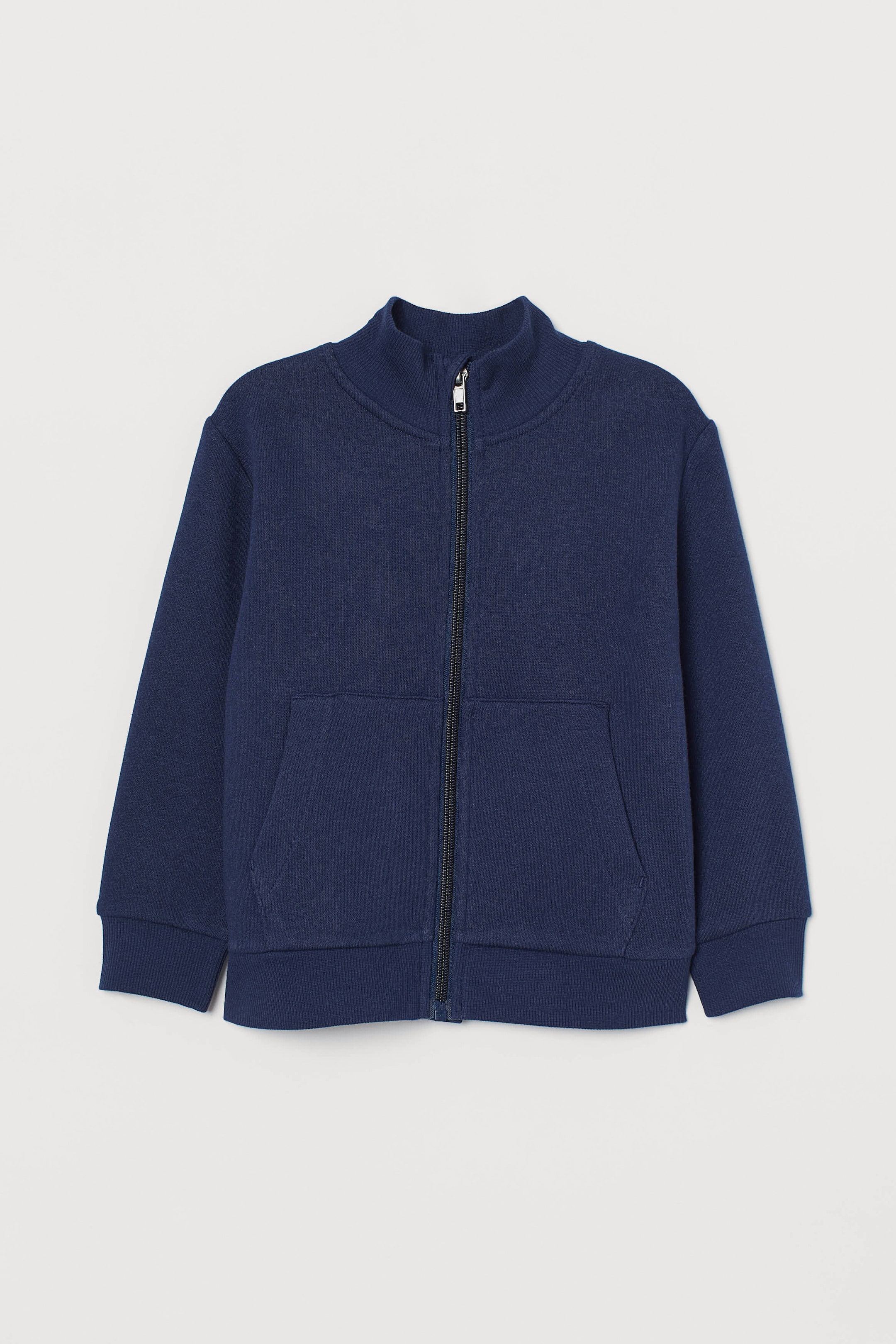 View larger image: Sweatshirt cardigan - Navy blue - Kids | H&M 1