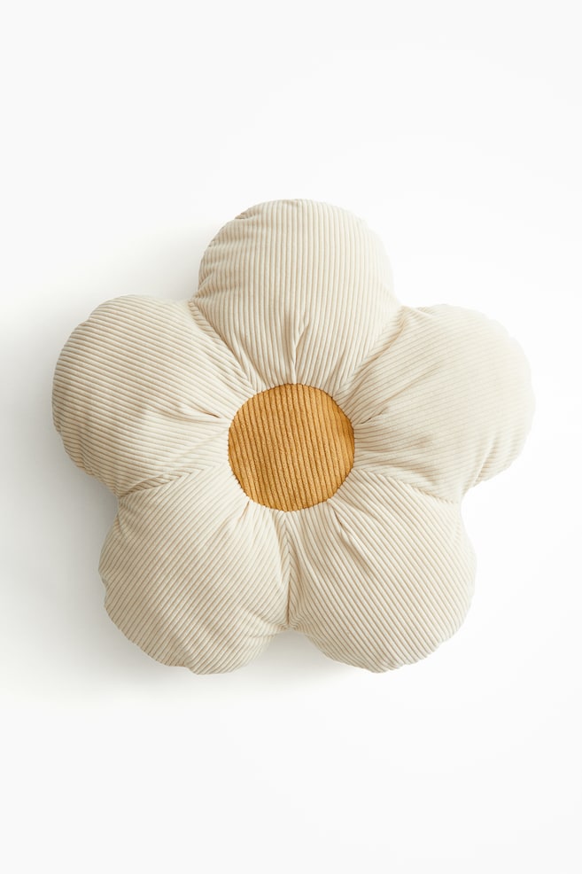 Flower-shaped cushion - Light beige/Flower/Pink - 1