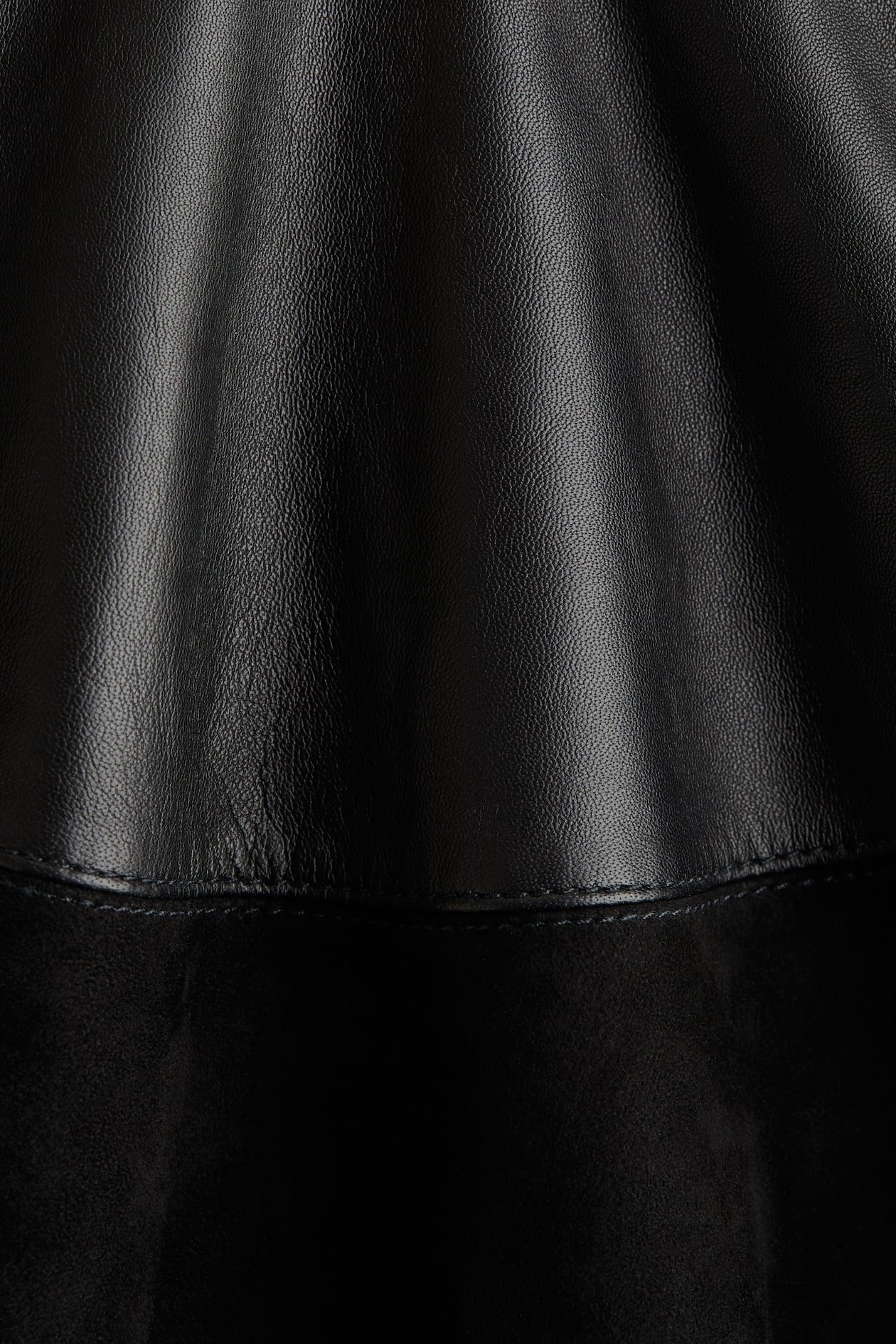 Leather Mini Circle Skirt - image 4