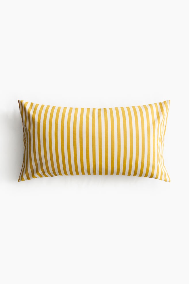 Outdoor Cushion Cover - Yellow/striped - 1