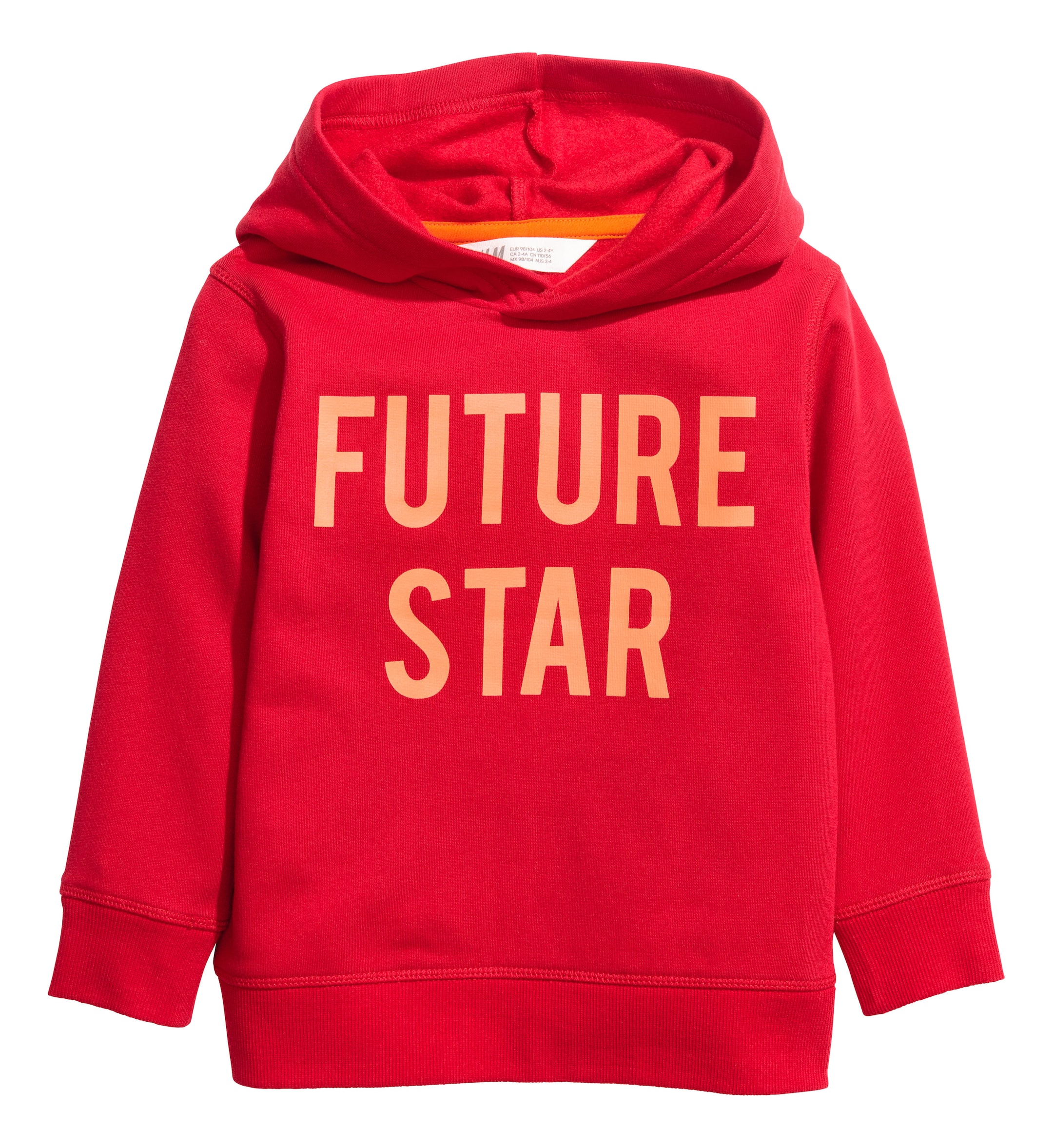 View larger image: Hoodie with Motif - Red/Future Star - Kids | H&M CA 1