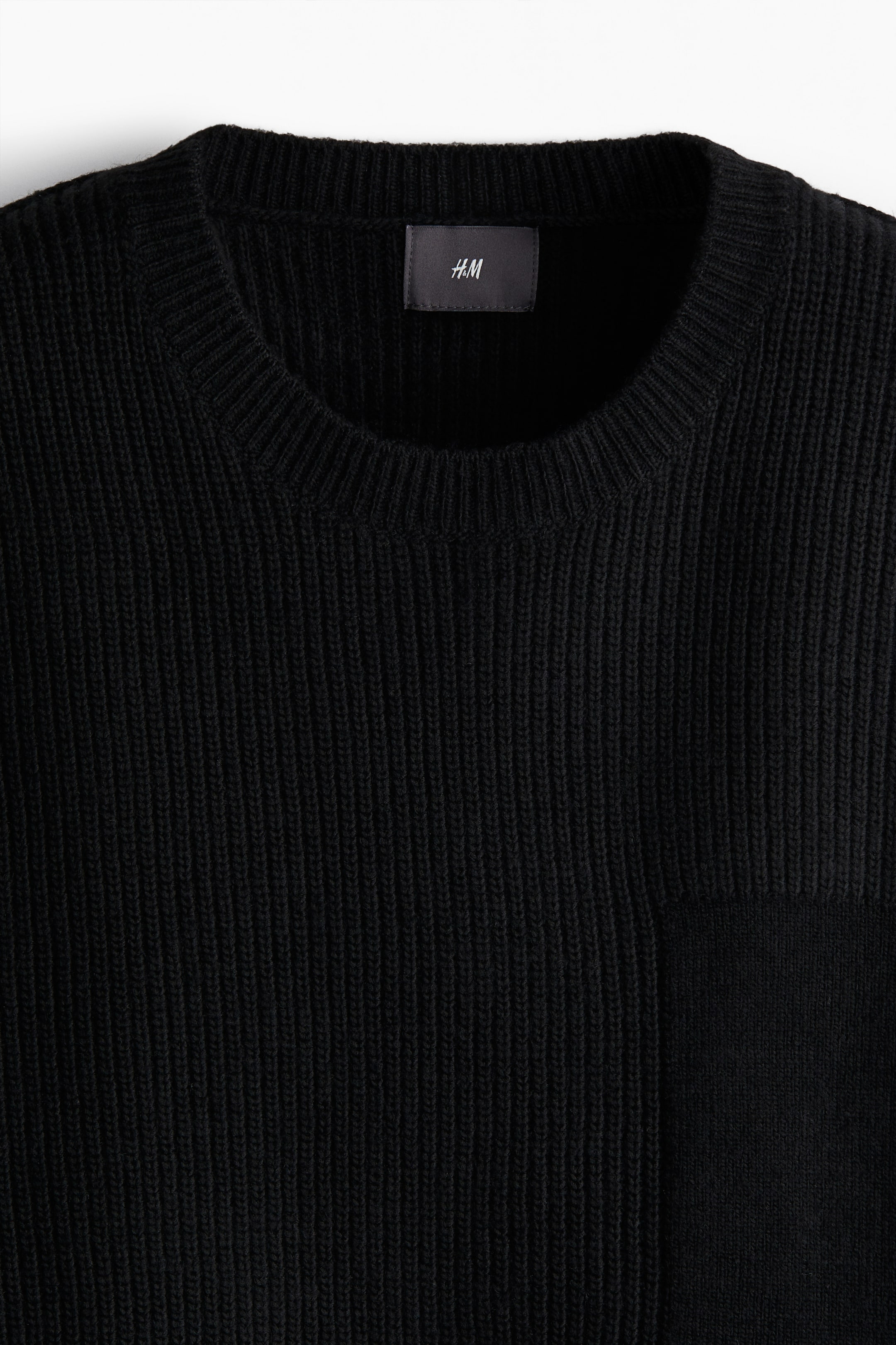 이미지 확대 보기: 루즈핏 스웨터 - 블랙 - Men | H&M KR 2