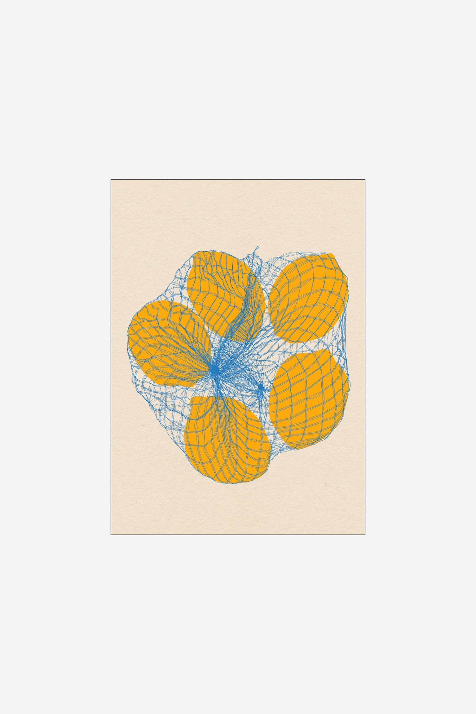 Rosi Feist - Five Lemons In A Net Bag - Gelb