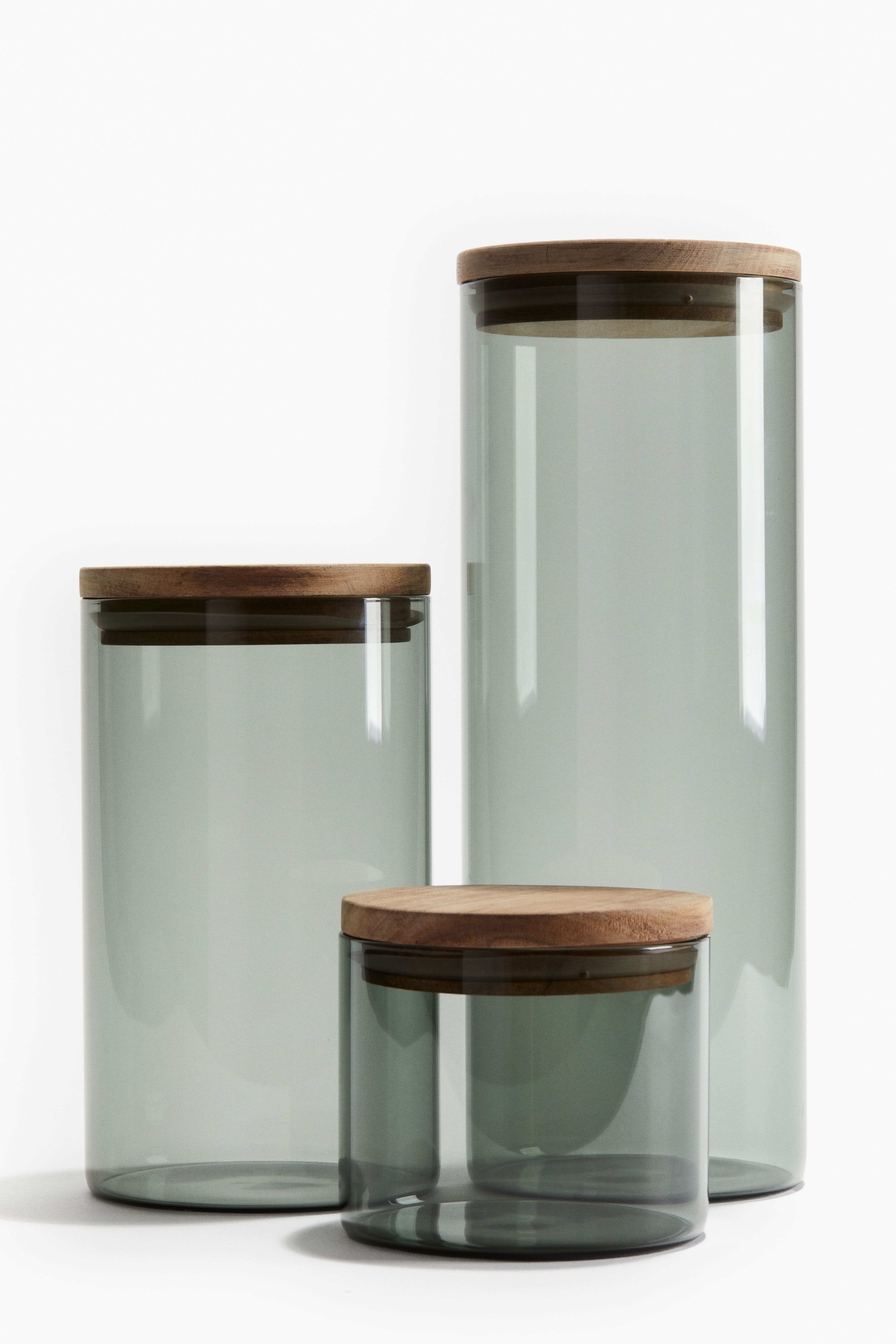 HM Glass jar with lid