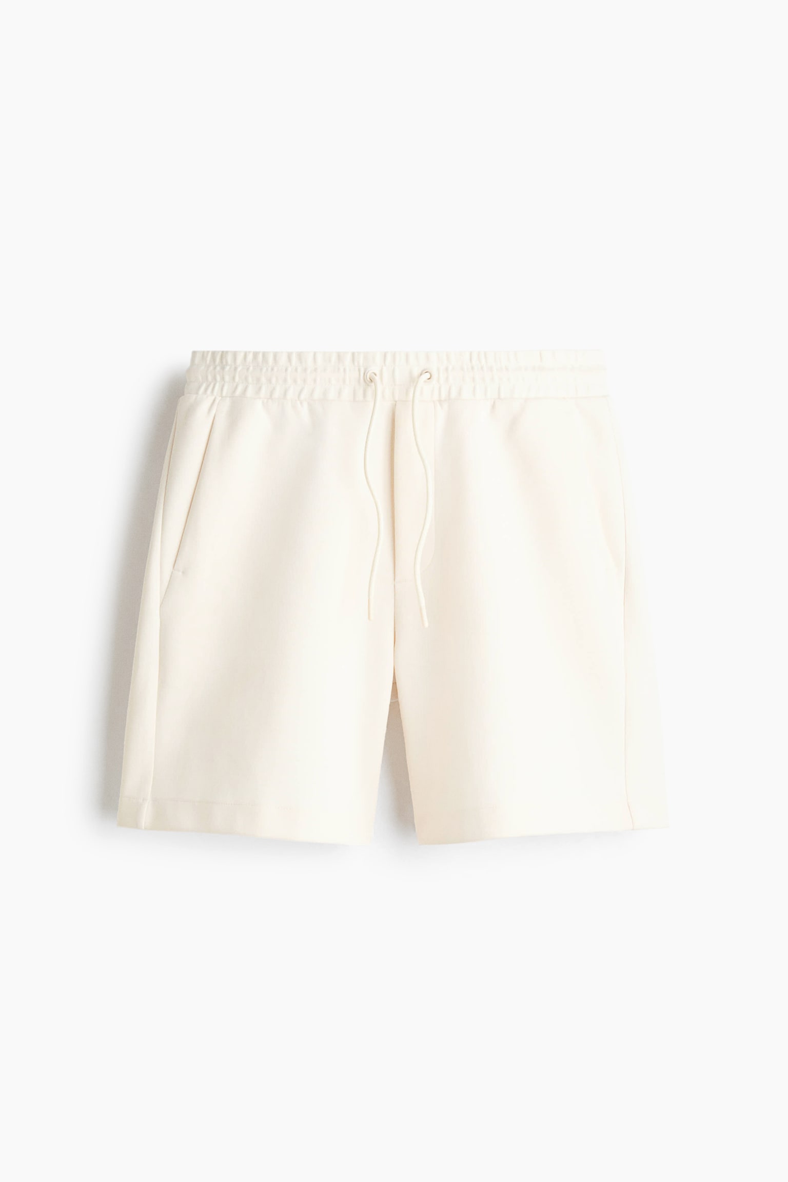 Pantalón corto interlock Regular Fit - Crema/Negro/Beige/Gris oscuro - 1