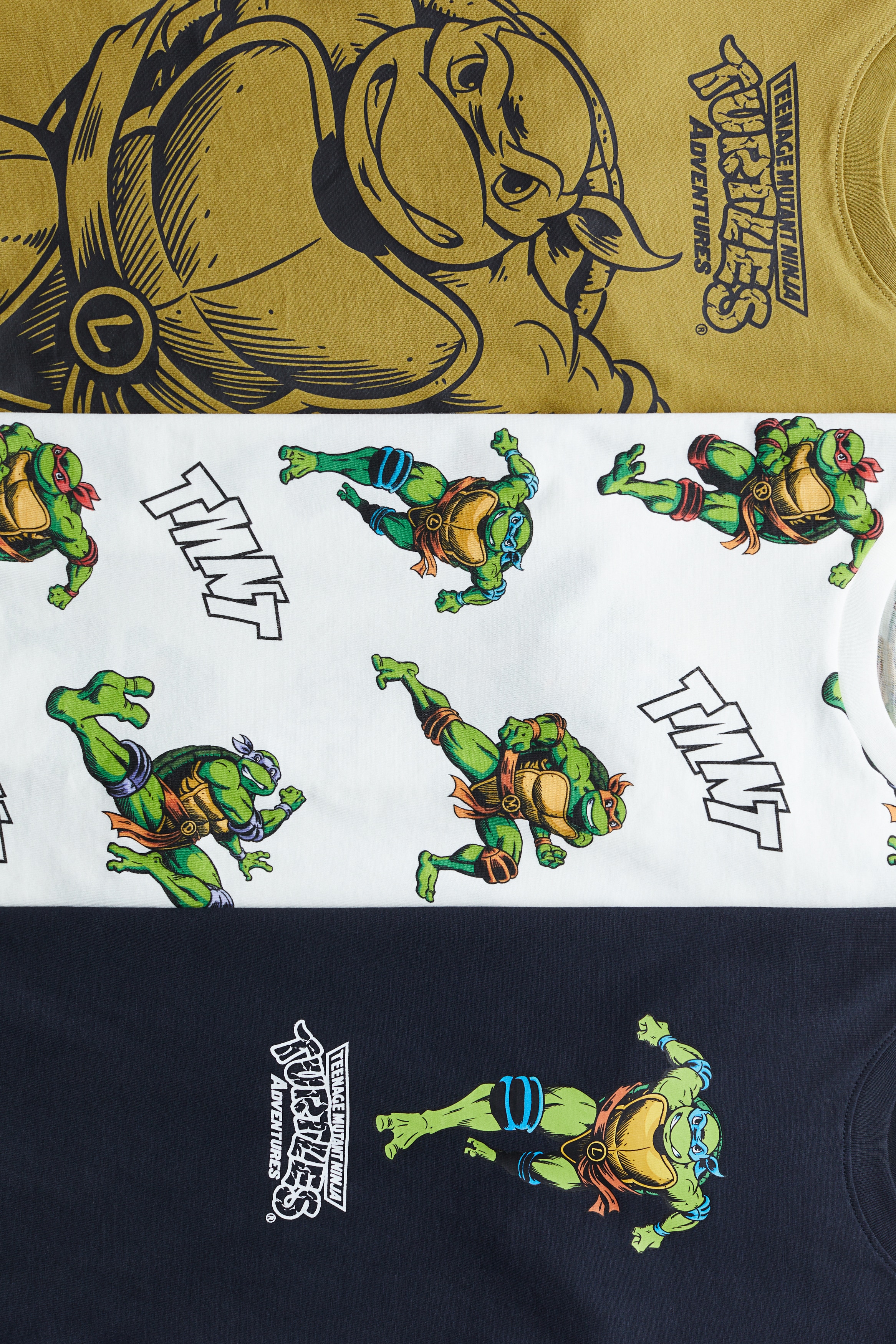 3-pack Printed T-shirts - Navy blue/TMNT - Kids | H&M US