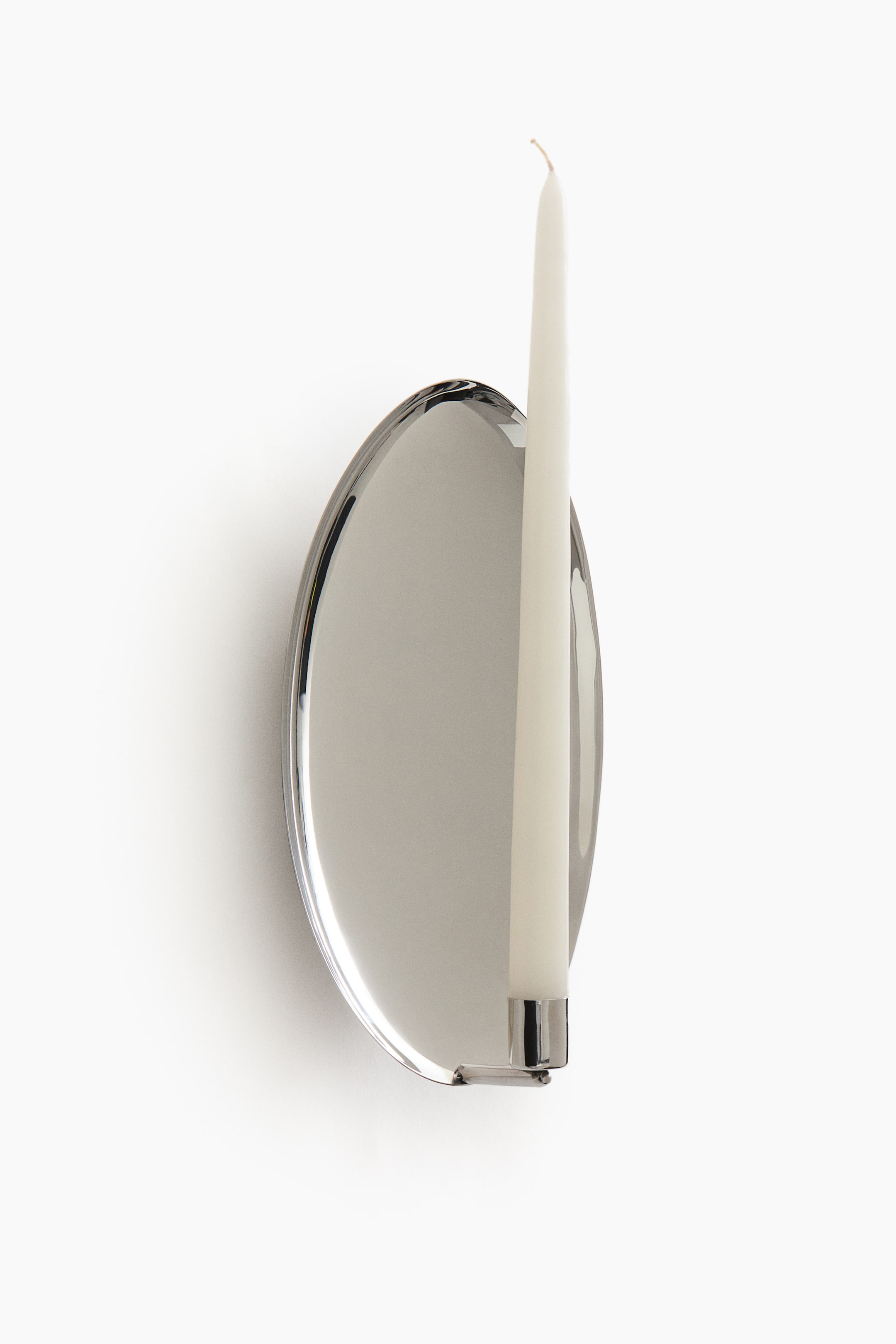 View larger image: Stainless steel candle sconce - Silver-colored - Home All | H&M US 2