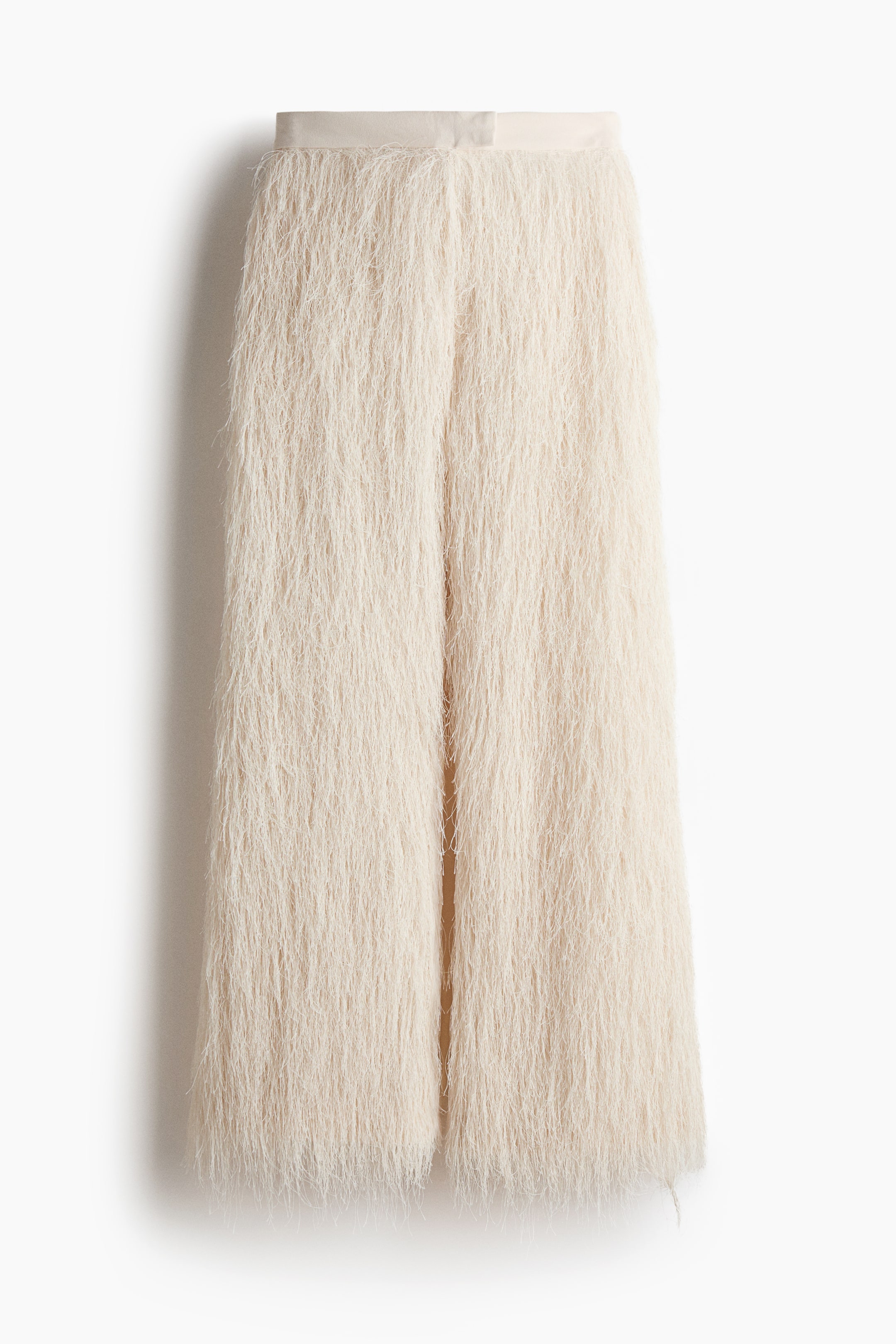 View larger image: Fringed trousers - Cream - Ladies | H&M MY 6