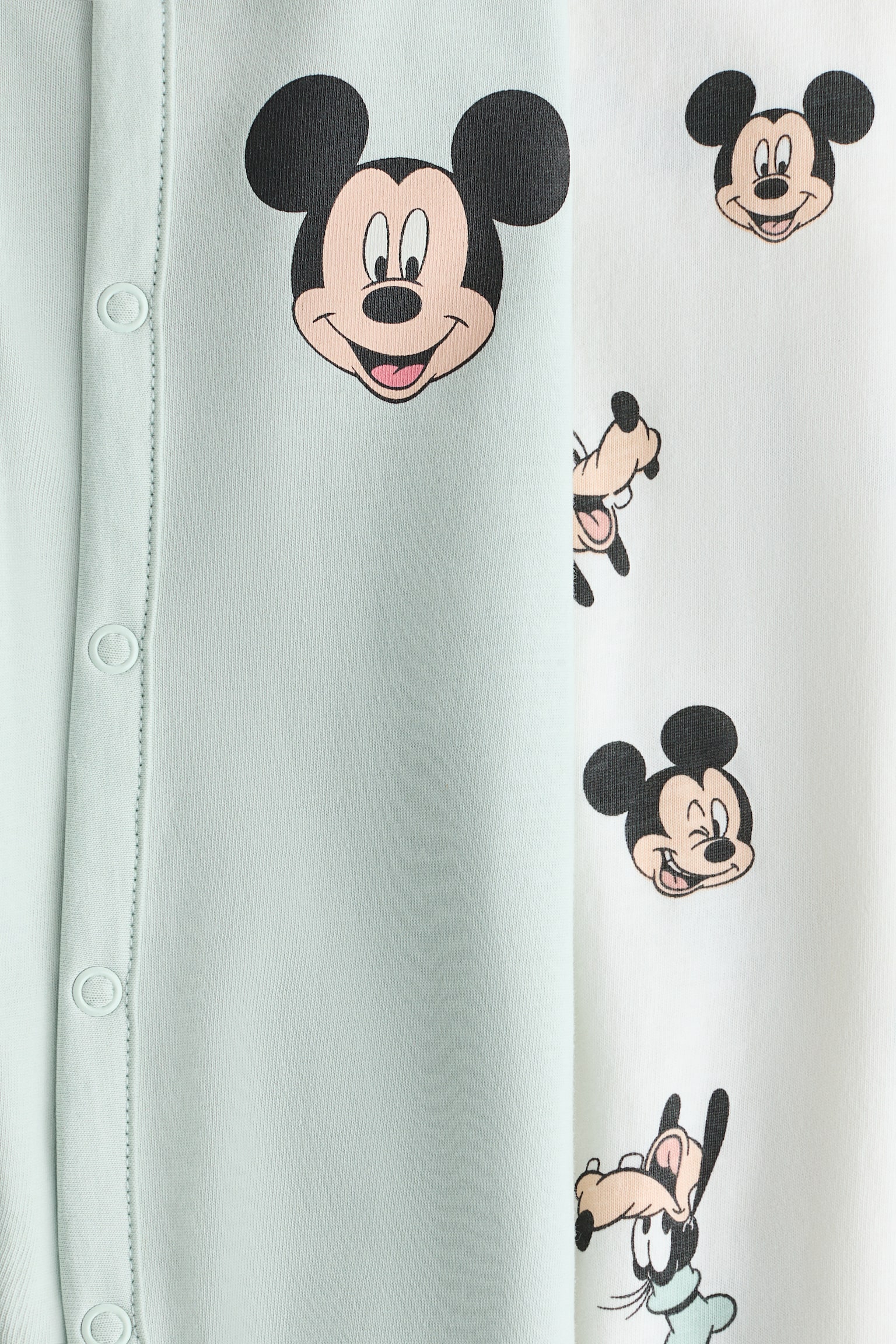 2-pack printed pyjamas - Light green/Mickey Mouse/Turquoise/The Lion King/Pink/Minnie Mouse/Light turquoise/Mickey Mouse/Dusty blue/Mickey Mouse/Light pink/Minnie Mouse/Light pink/Bambi/Red/Minnie Mouse/Light pink/Minnie Mouse/Light dusty purple/Snoopy - 2