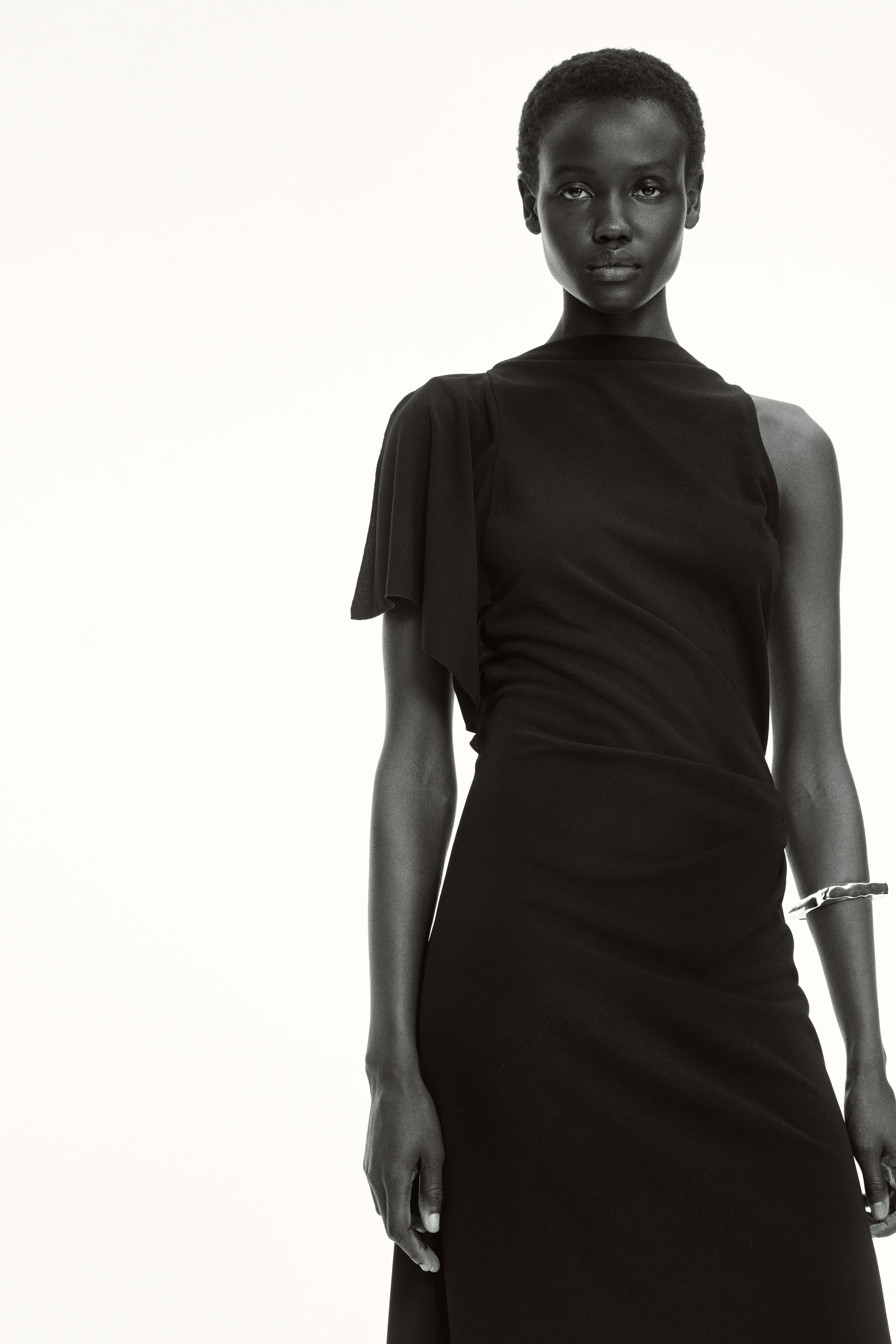 Asymmetric Ponte Dress