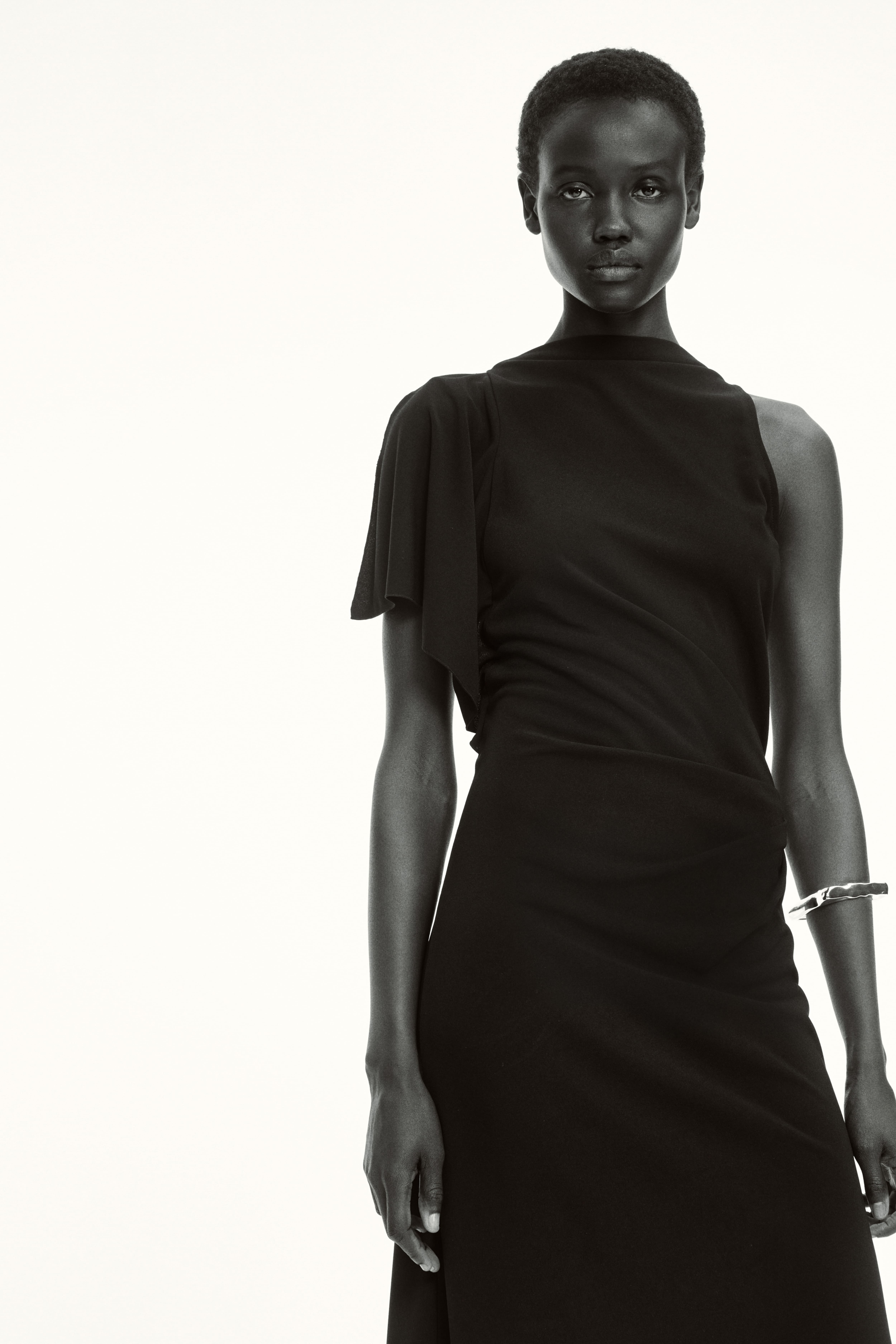 Asymmetric Ponte Dress