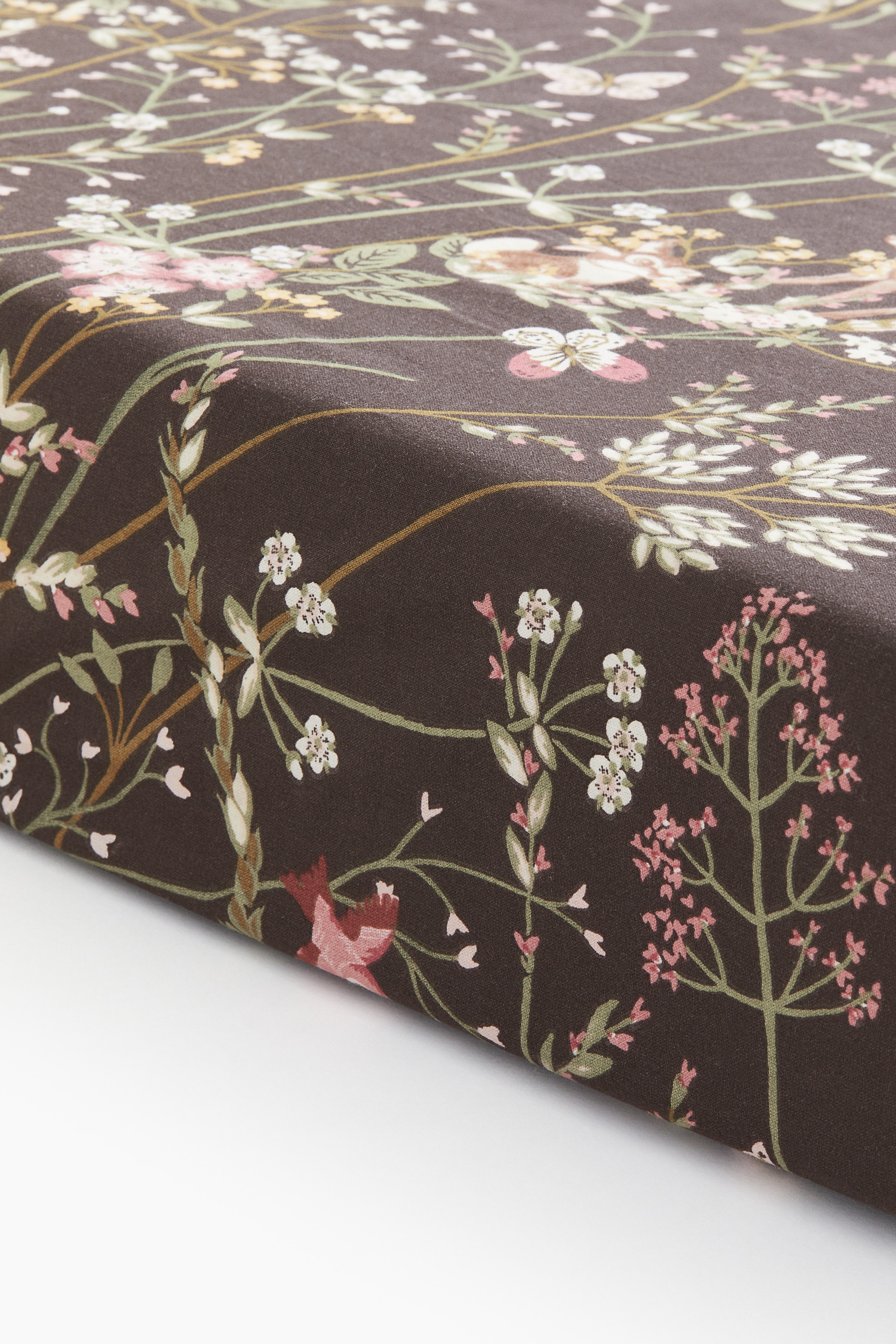 Pamučna navlaka za dušek sa dezenom - Smeđa/Bambi/Svetloplava/Bambi/Bela/Bambi/Ružičasta/Bambi