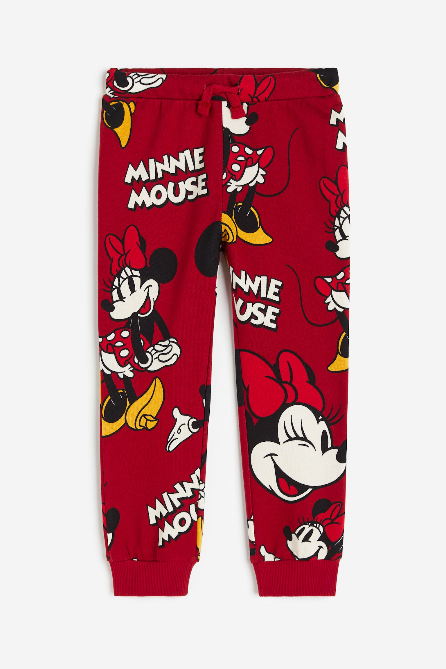 Printed joggers - Red/Mickey Mouse/Natural white/SmileyWorld® - 1