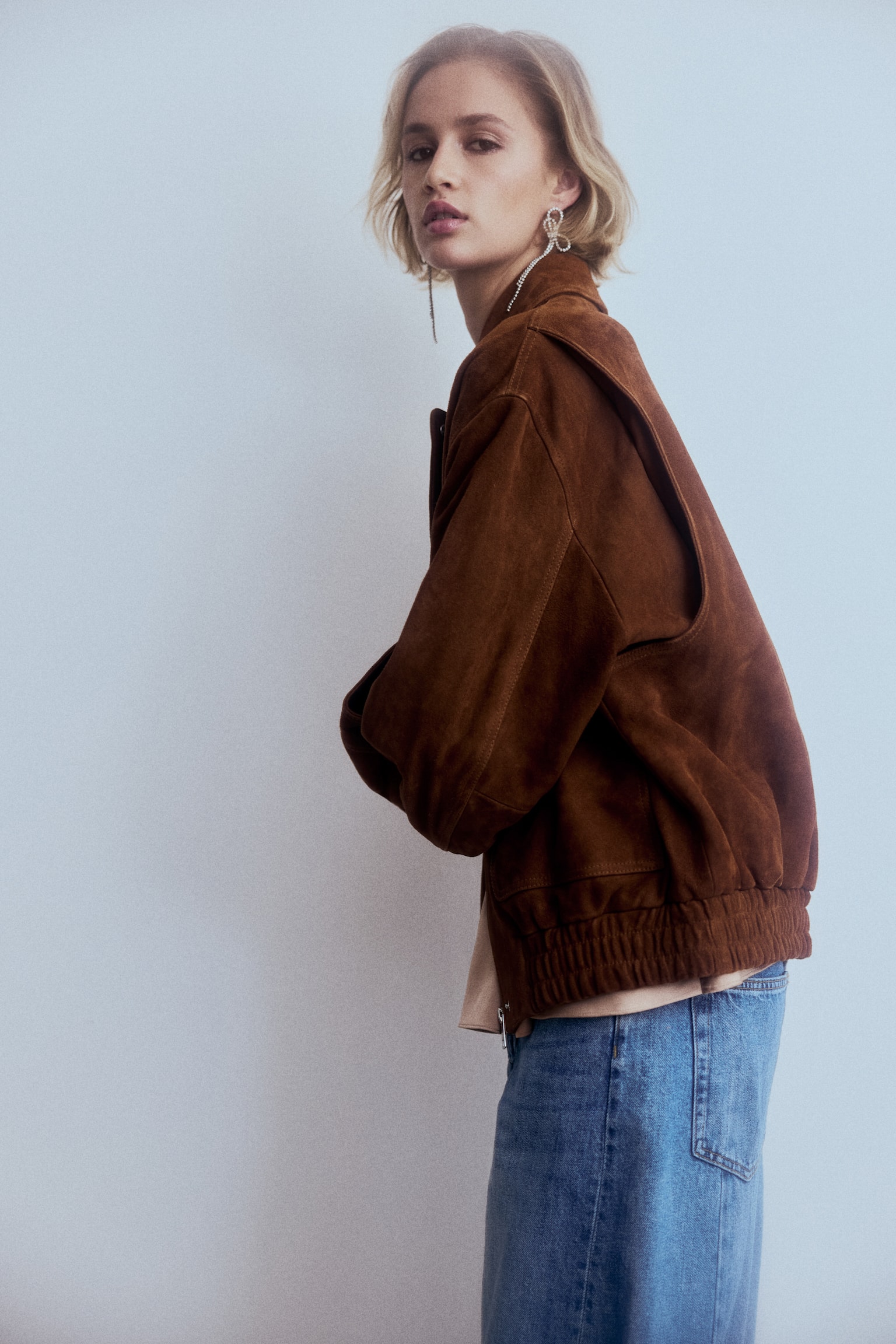 Suede jacket - Marron - 3