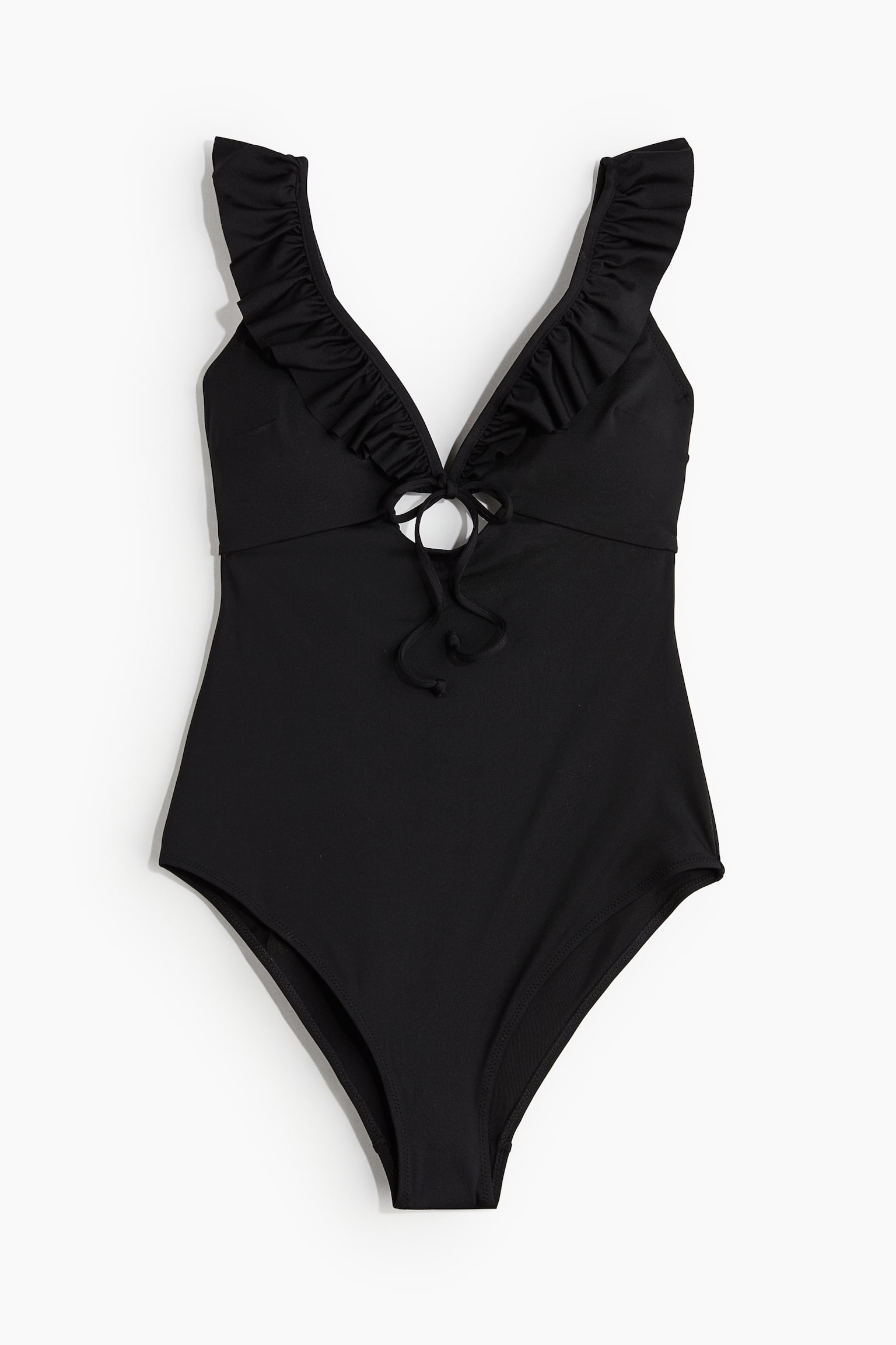 Padded-cup swimsuit - Black - 2