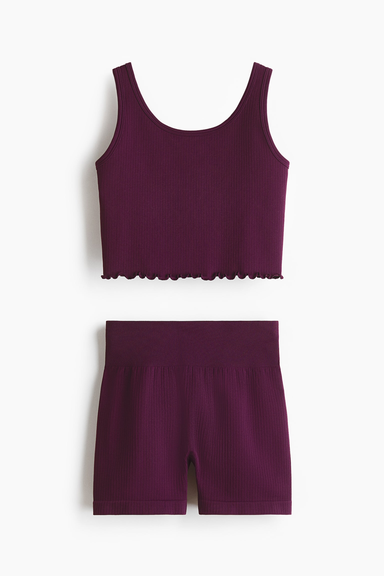 2-piece Seamless Set with DryMove™ - Lilac plum/Navy blue/Mint/Light apricot/Light purple - 1