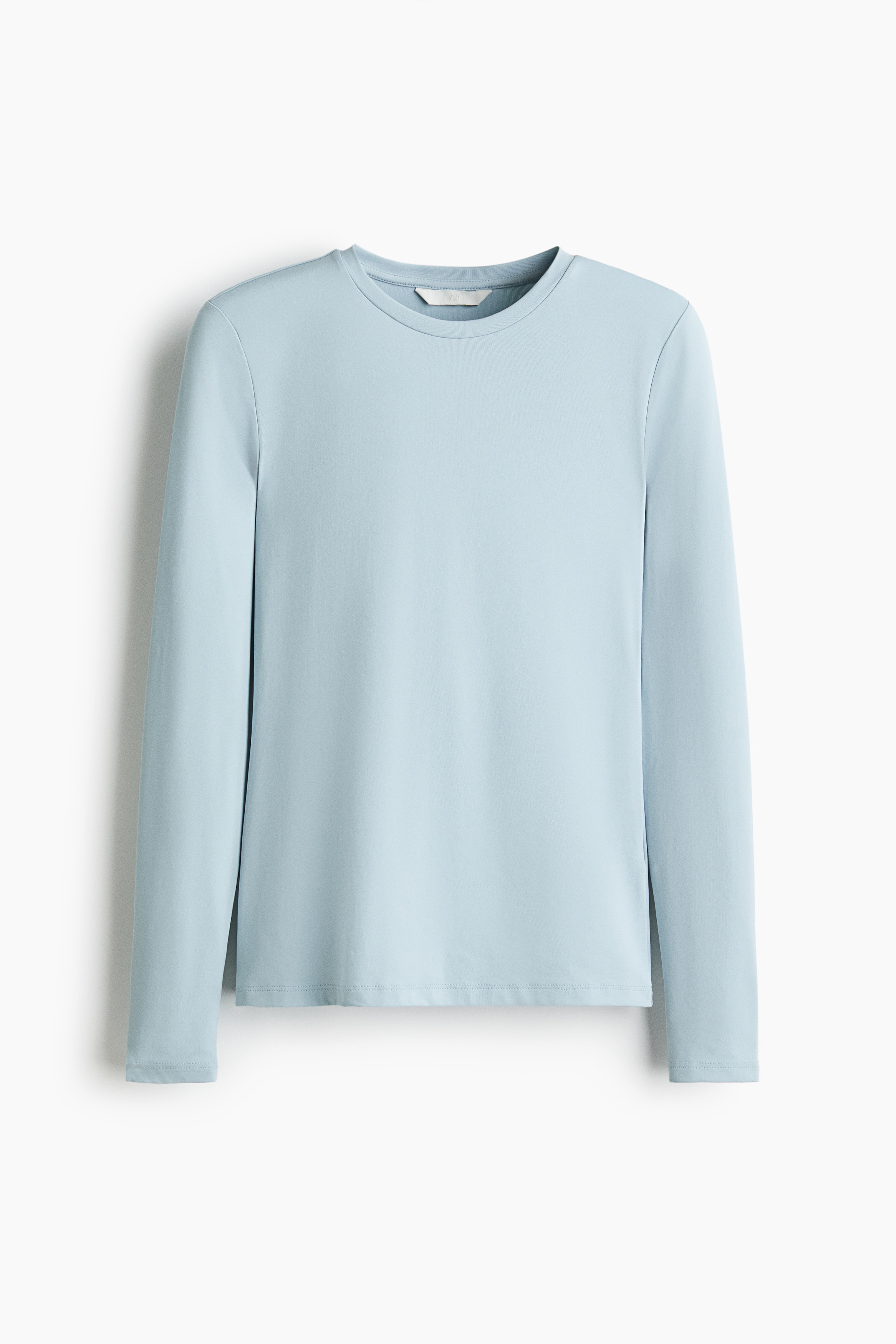 Top à manches longues en microfibre - Turquoise clair/Noir/Blanc/Taupe foncé/Grège clair/Grège foncé/Gris clair