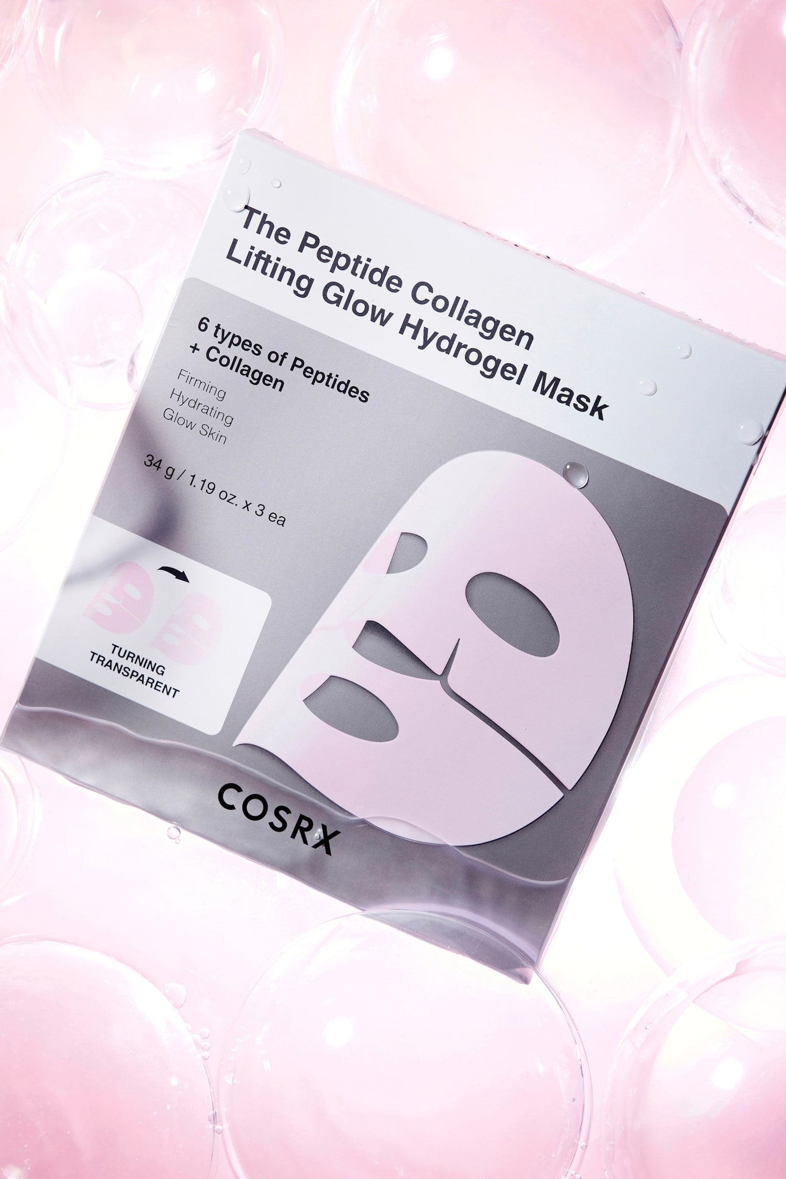 The Peptide Collagen Lifting Glow Hydrogel Mask - Peptides + Collogen - 4