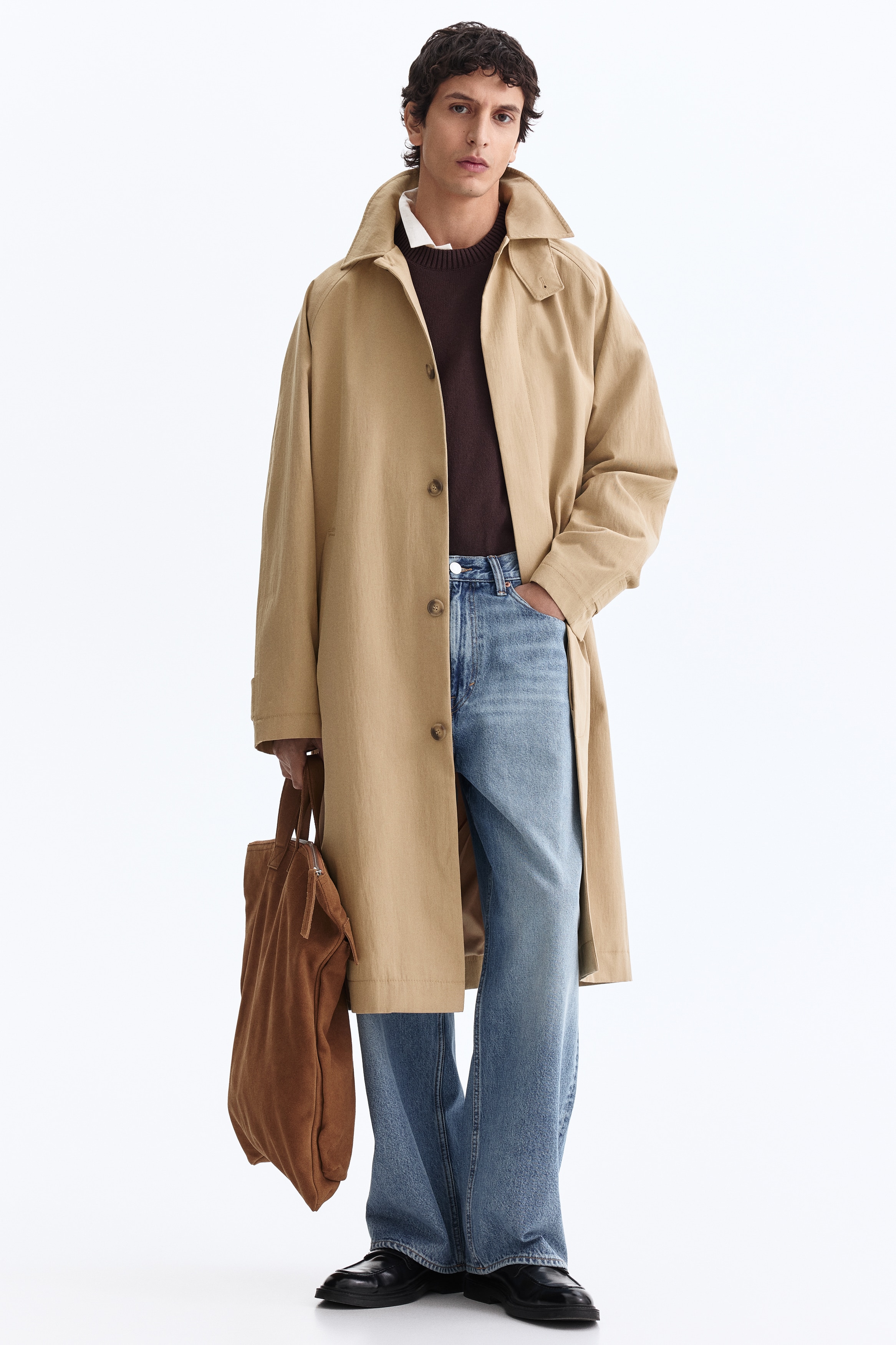 Kaput u kroju mantila - Bež