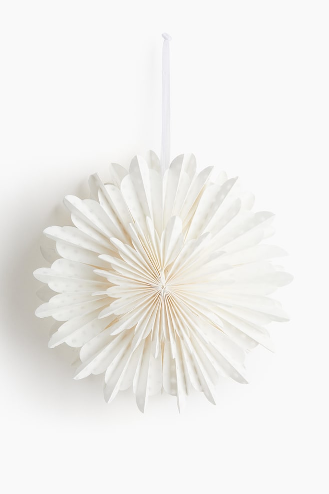 Paper star lampshade - White - 1