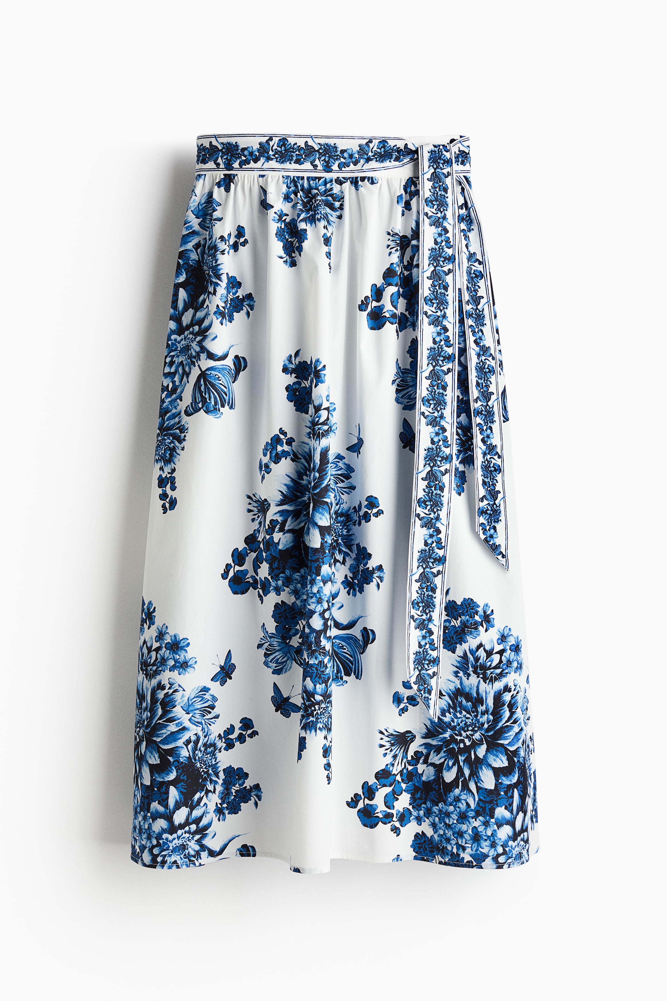 Tie-Detail Poplin Skirt from H&M - $39.99