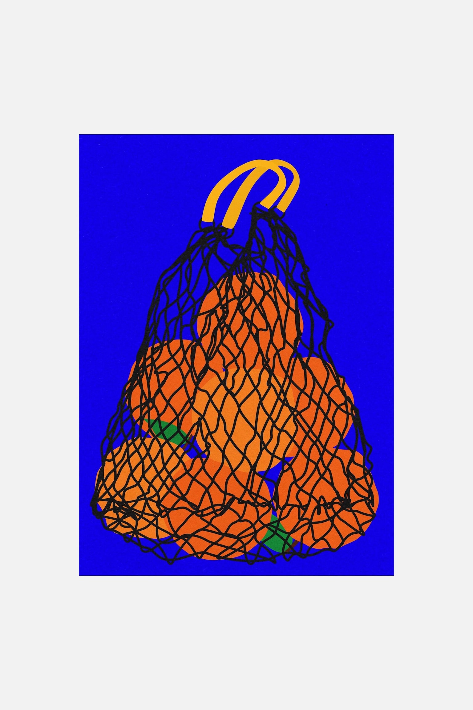 Rosi Feist - Oranges In A Black Net Bag-Flerfarvet - 1