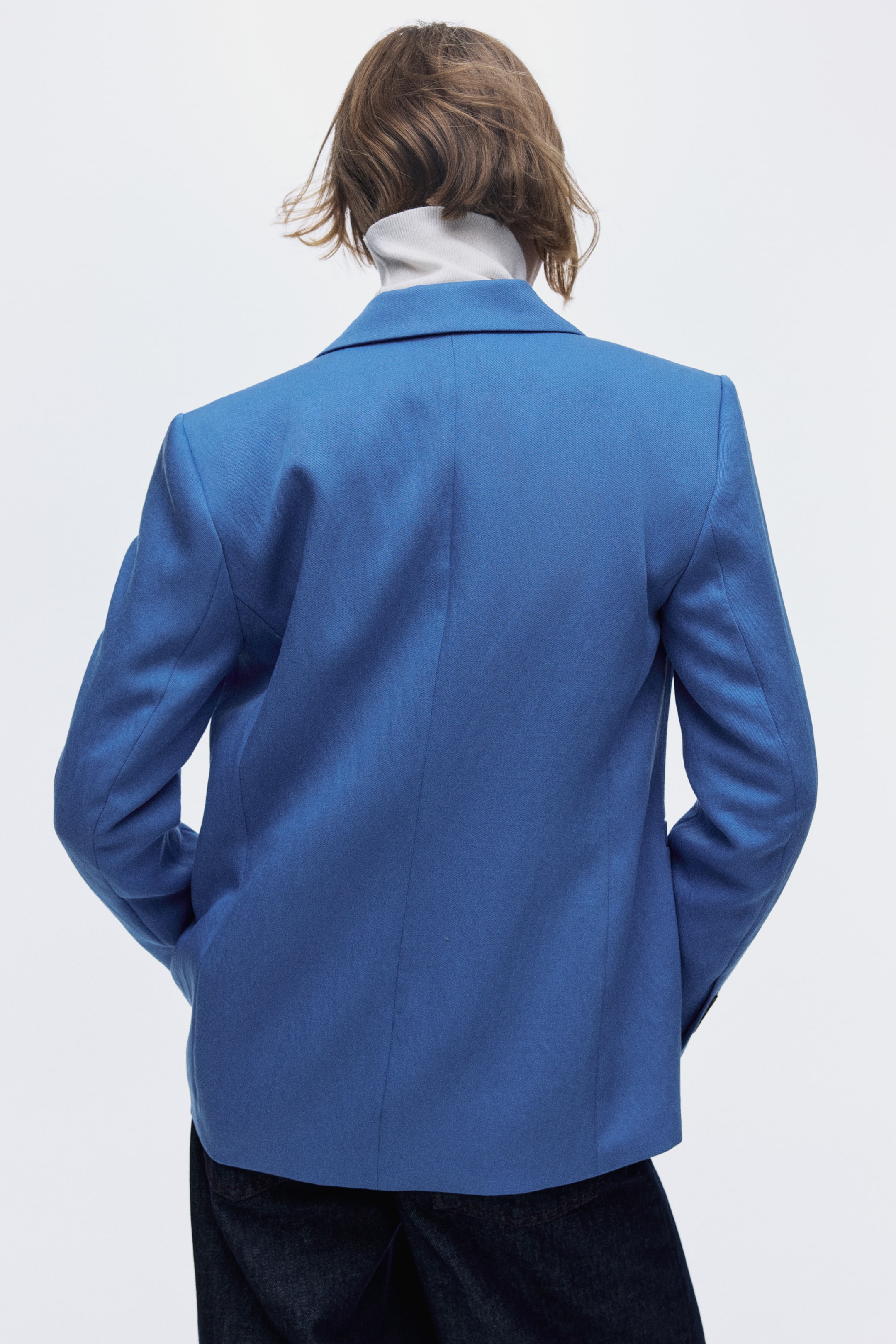 拡大画像を表示: ブレザー - ブルー - レディース | H&M JP 5