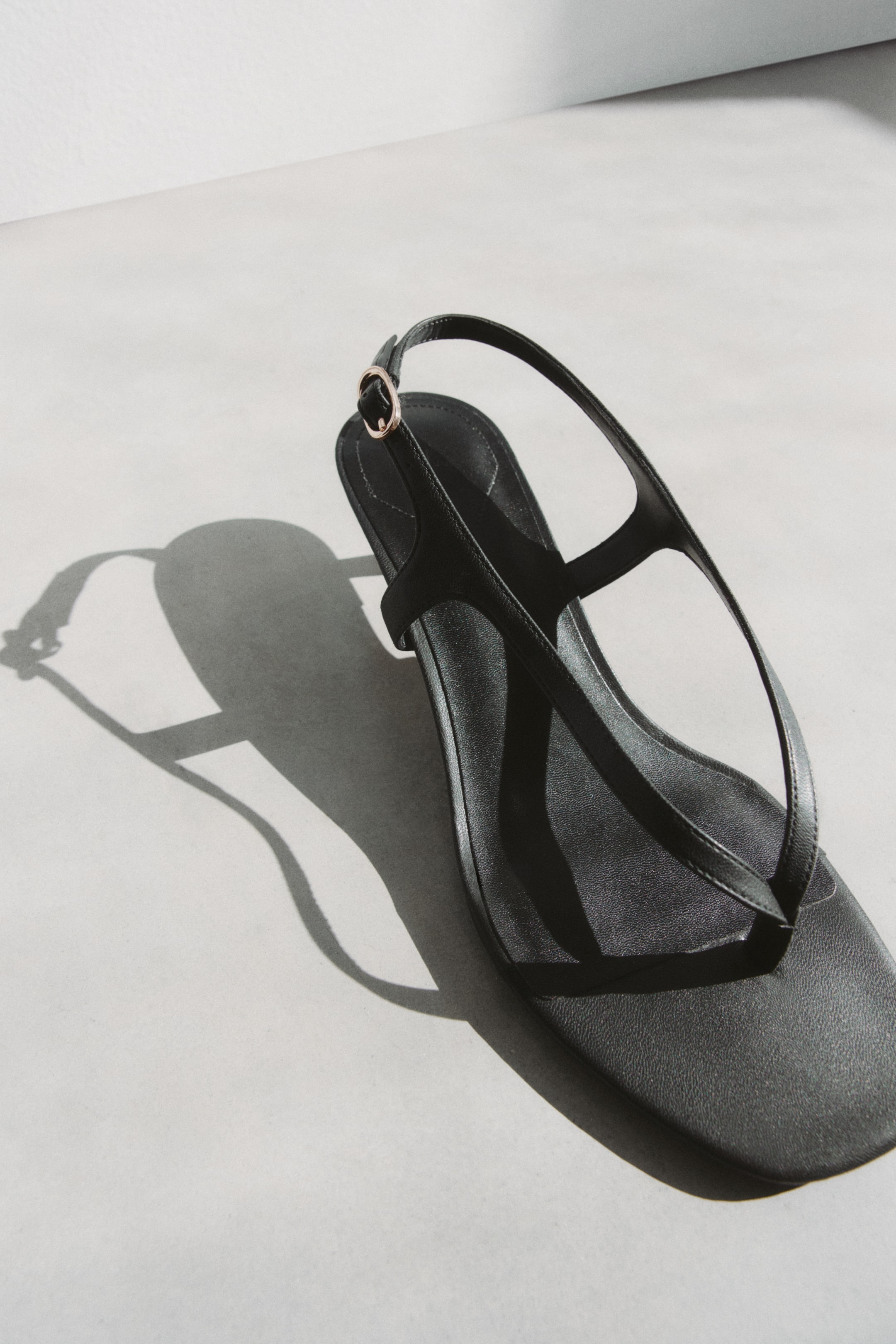 Kitten-Heeled Sandals