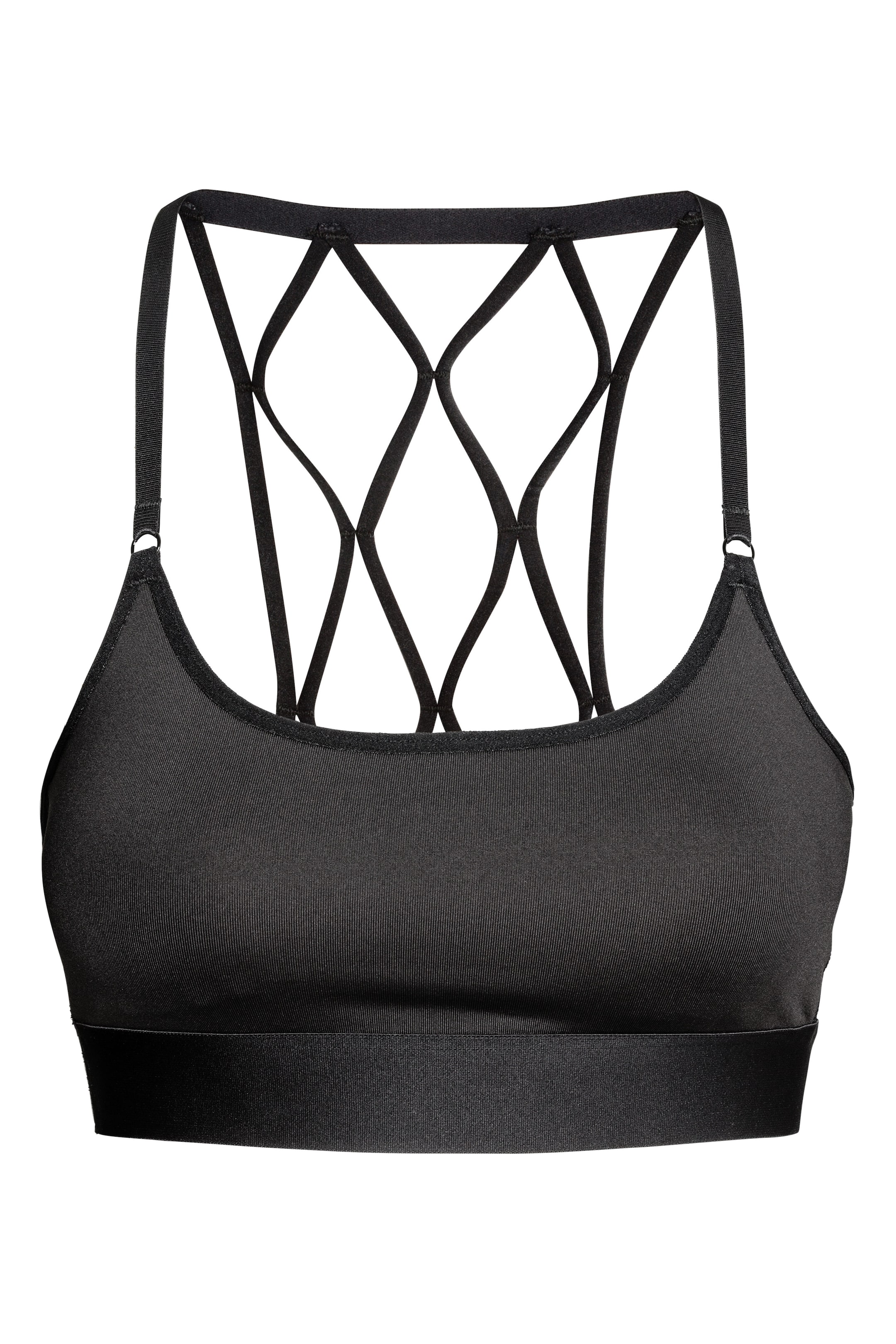 Zobacz większy obraz: Biustonosz sportowy - Czarny - ONA | H&M PL 1