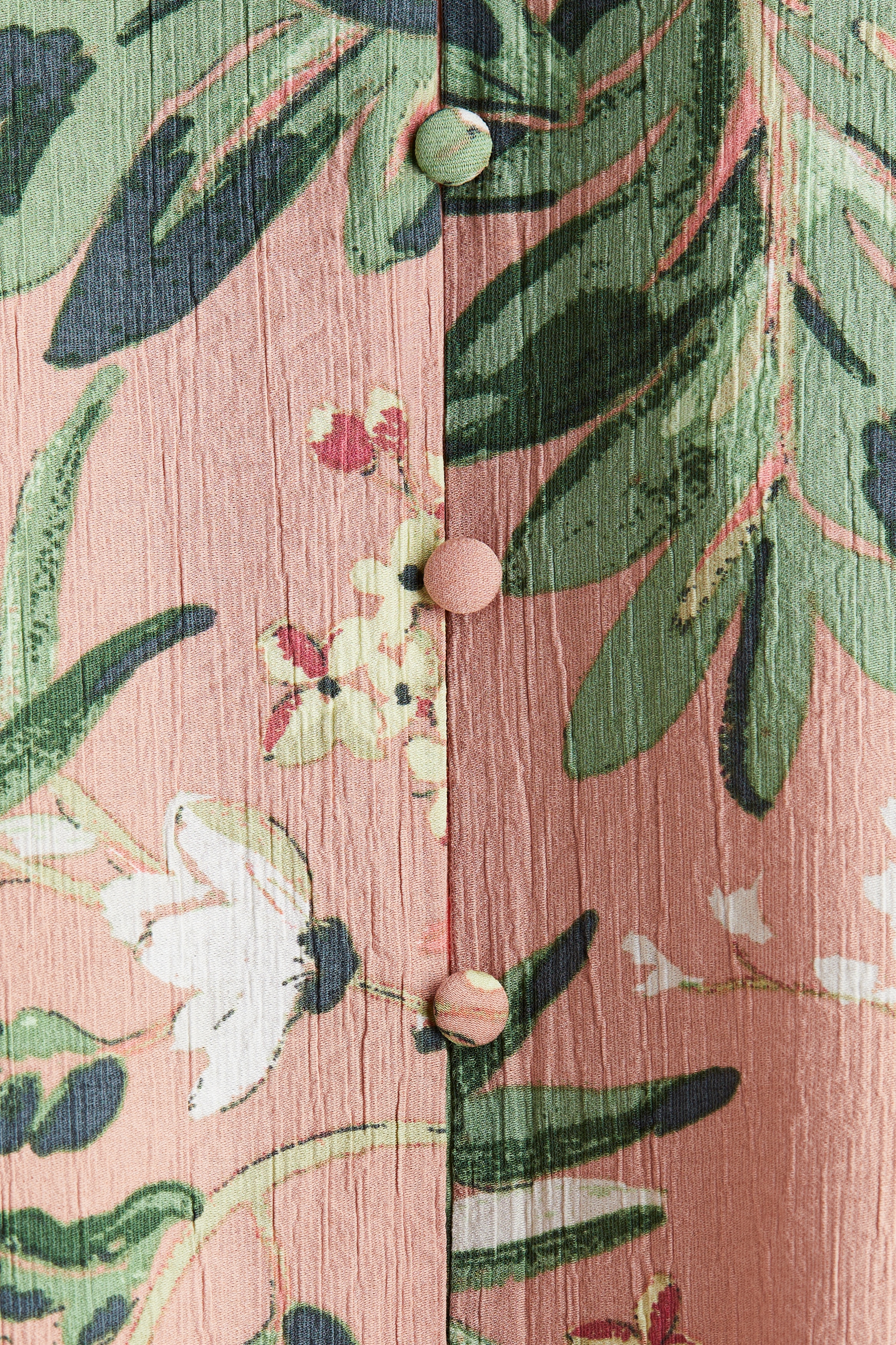 Tie-belt crêpe dress