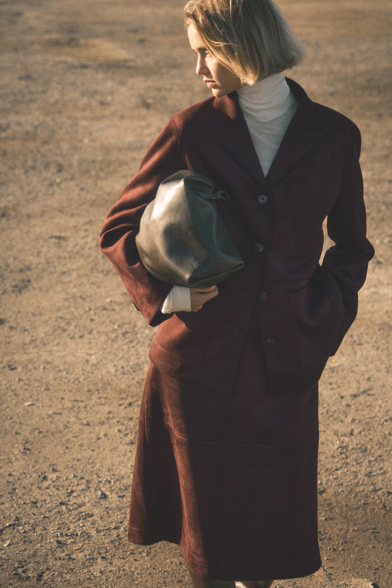 Jacket - Burgundy/Brown/Dark brown - 3