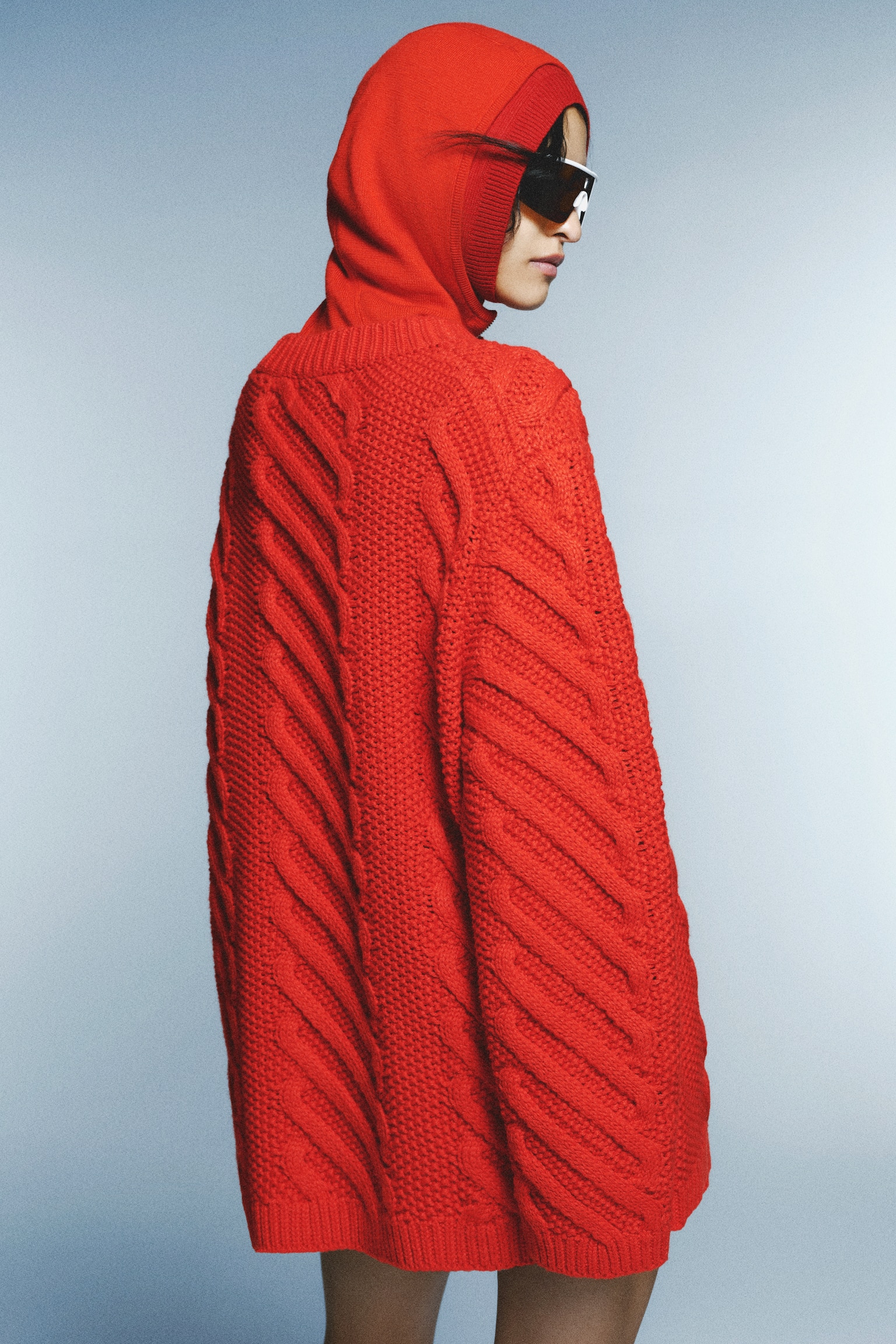 Suéter en mezcla de lana - Rojo - 3