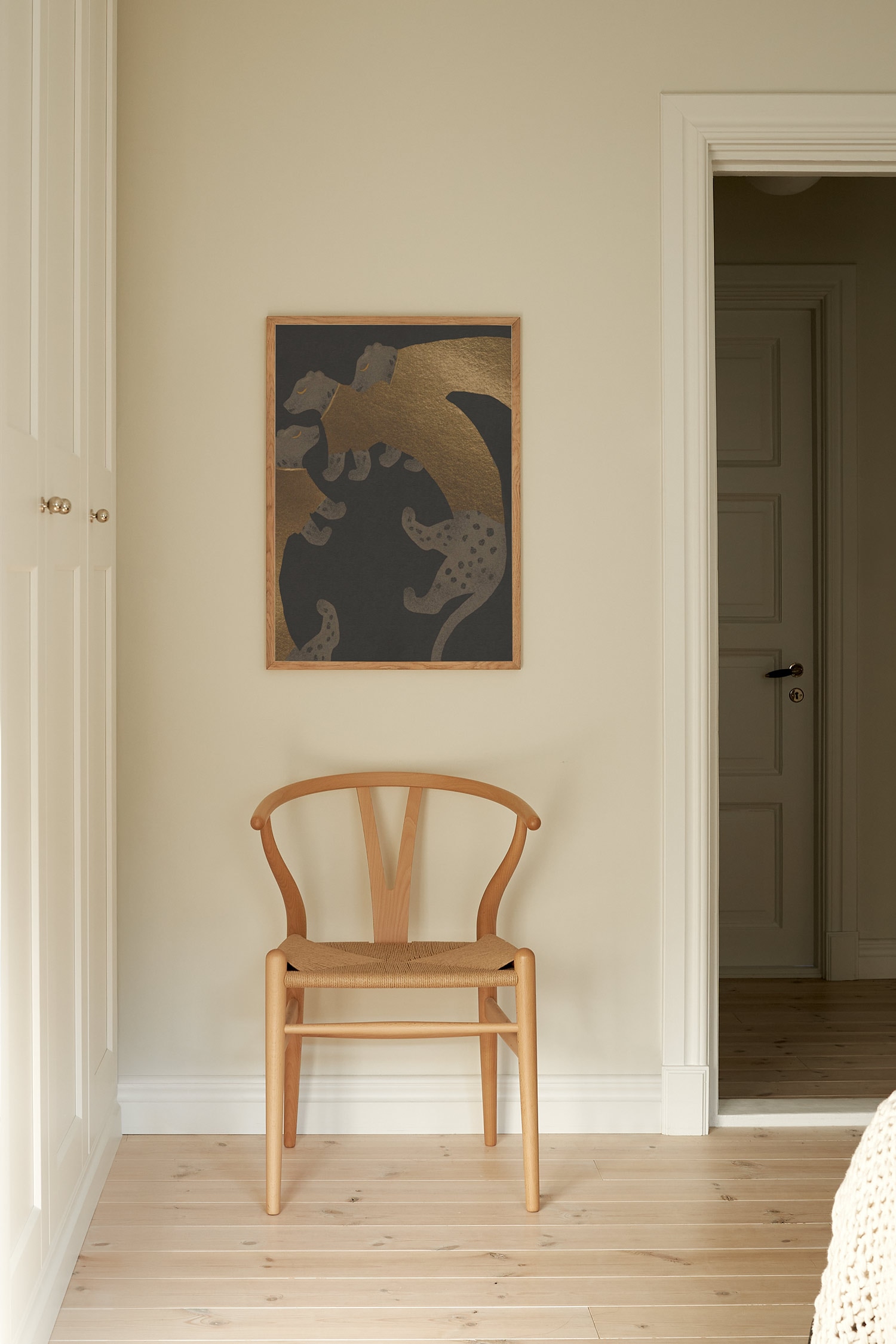 Leopardenposter - Black Gold Leopards/Elegant Leopards